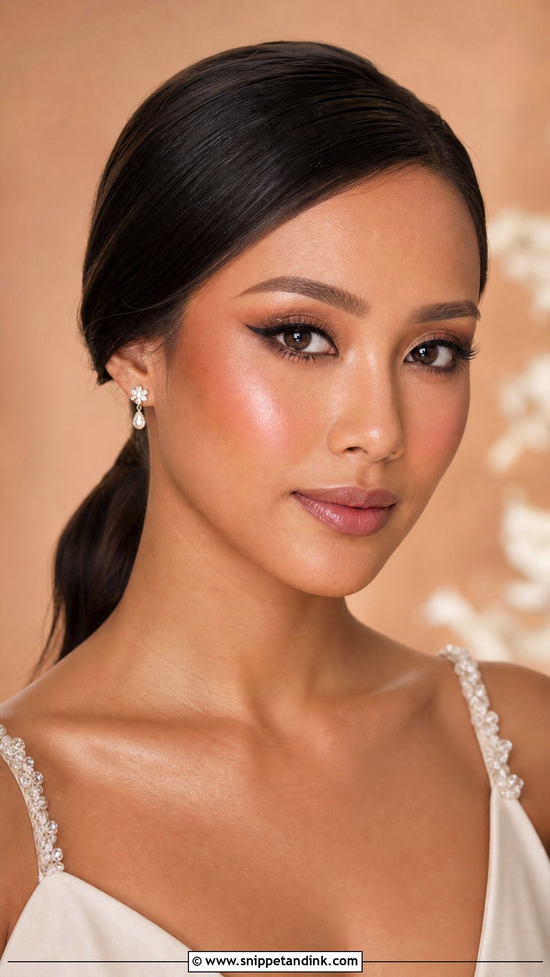 Winged Liner Bridal Makeup For Brown Skin - Snippet and Ink - 20 Bridal Makeup Brown Skin Ideas
