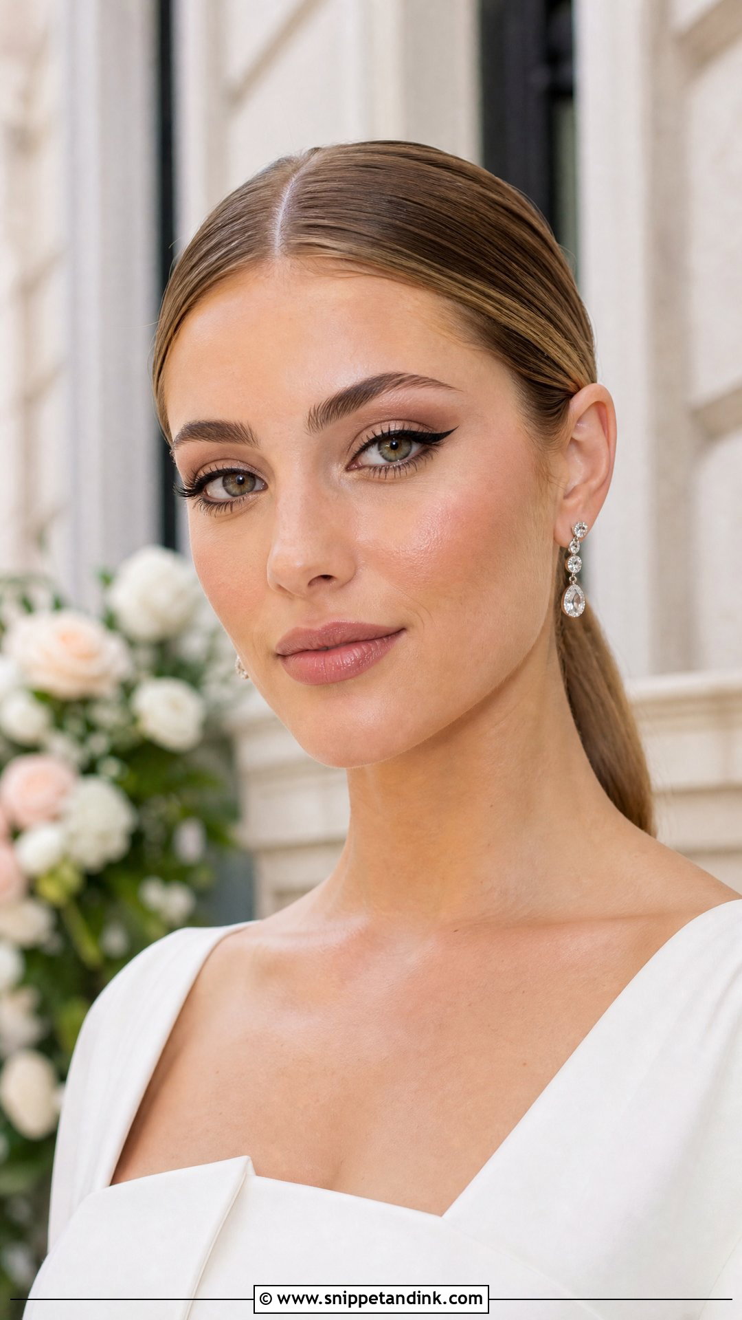 Winged Liner Bridal Makeup For Olive Skin - Snippet and Ink - 20 Bridal Makeup Olive Skin Ideas
