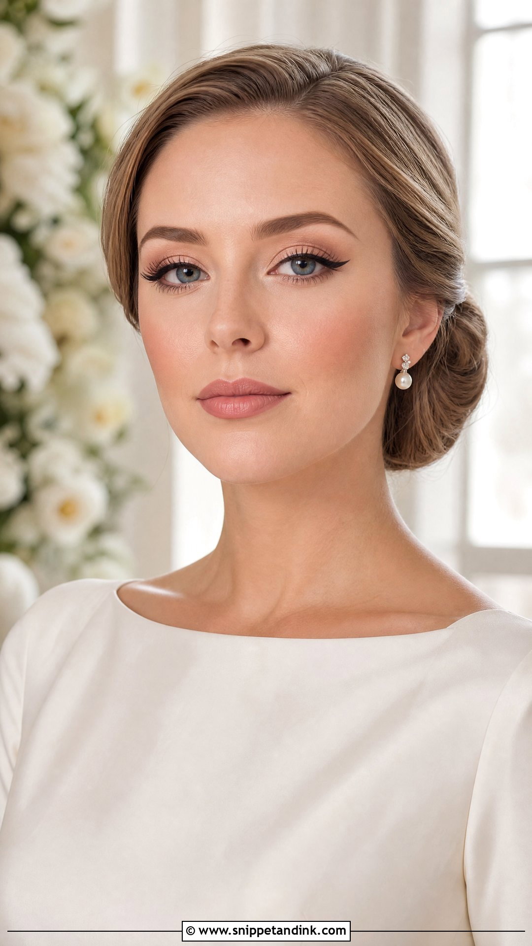 Winged Liner Bridal Makeup Look - Snippet and Ink - 35 Bridal Makeup Looks