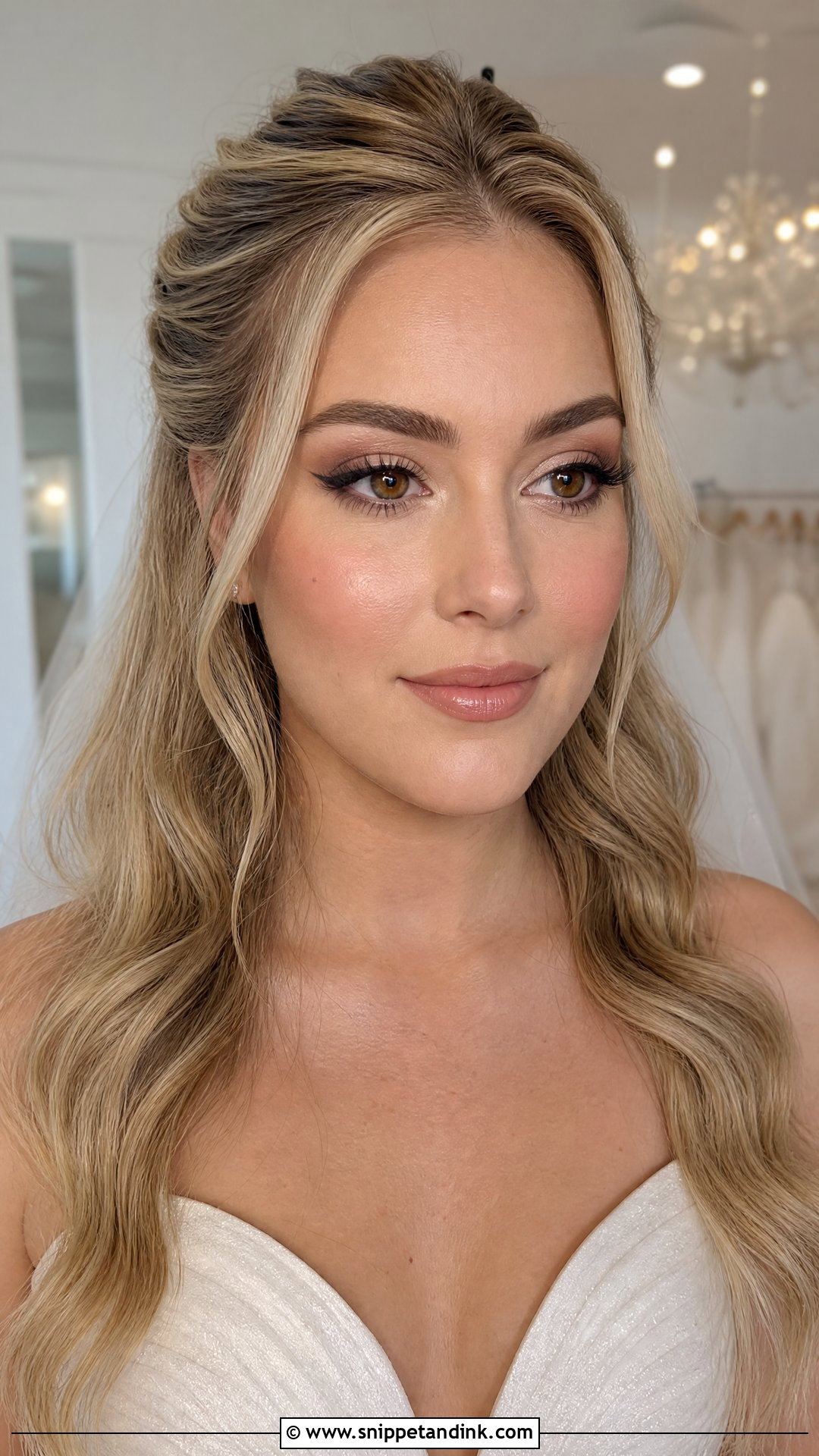 Winged Liner Bridal Makeup for Brown Eyes - Snippet and Ink - 25 Bridal Make Up for Brown Eyes