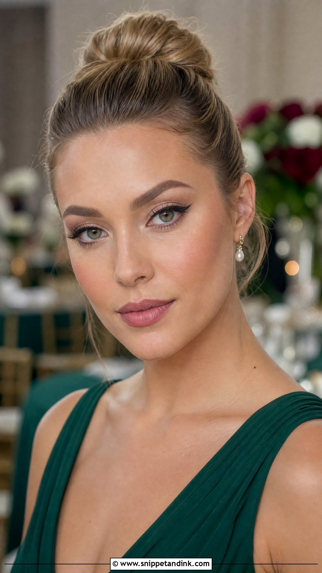 Winged Liner Bridesmaid Makeup - Snippet and Ink - 20 Makeup for Wedding Bridesmaid Ideas