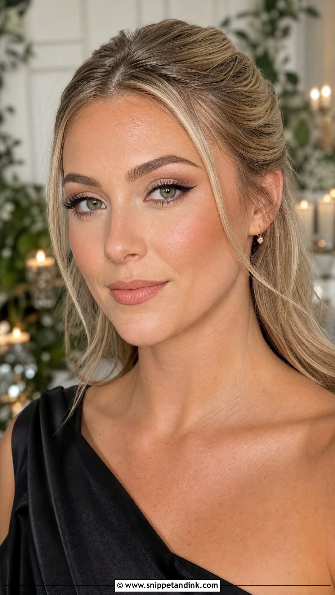 Winged Liner Bridesmaid Makeup - Snippet and Ink - 20 Simple Wedding Makeup Bridesmaid Ideas