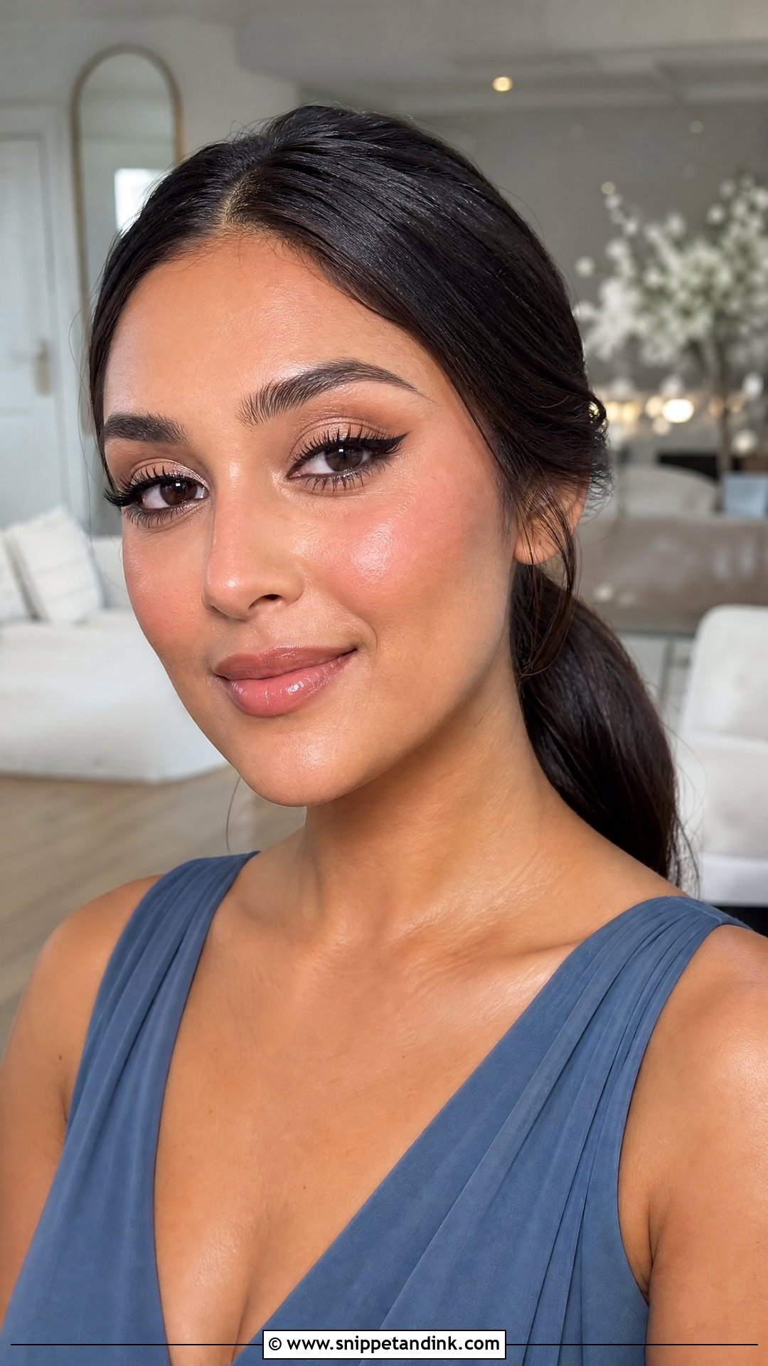 Winged Liner Bridesmaid Makeup - Snippet and Ink - 35 Bridesmaid Makeup Ideas