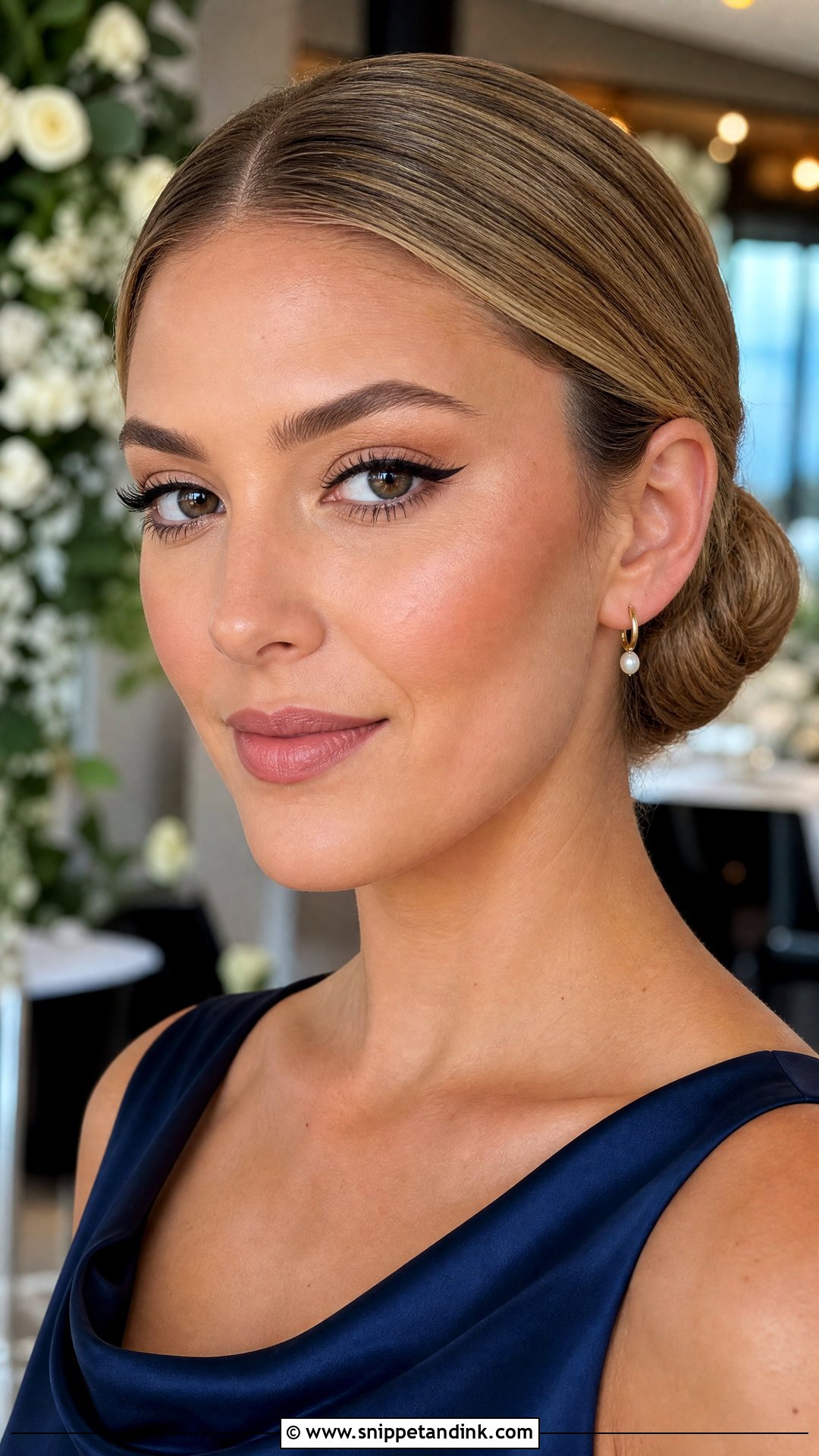 Winged Liner Bridesmaid Makeup - Snippet and Ink - 20 Bridal Party Bridesmaid Makeup Make Up Ideas