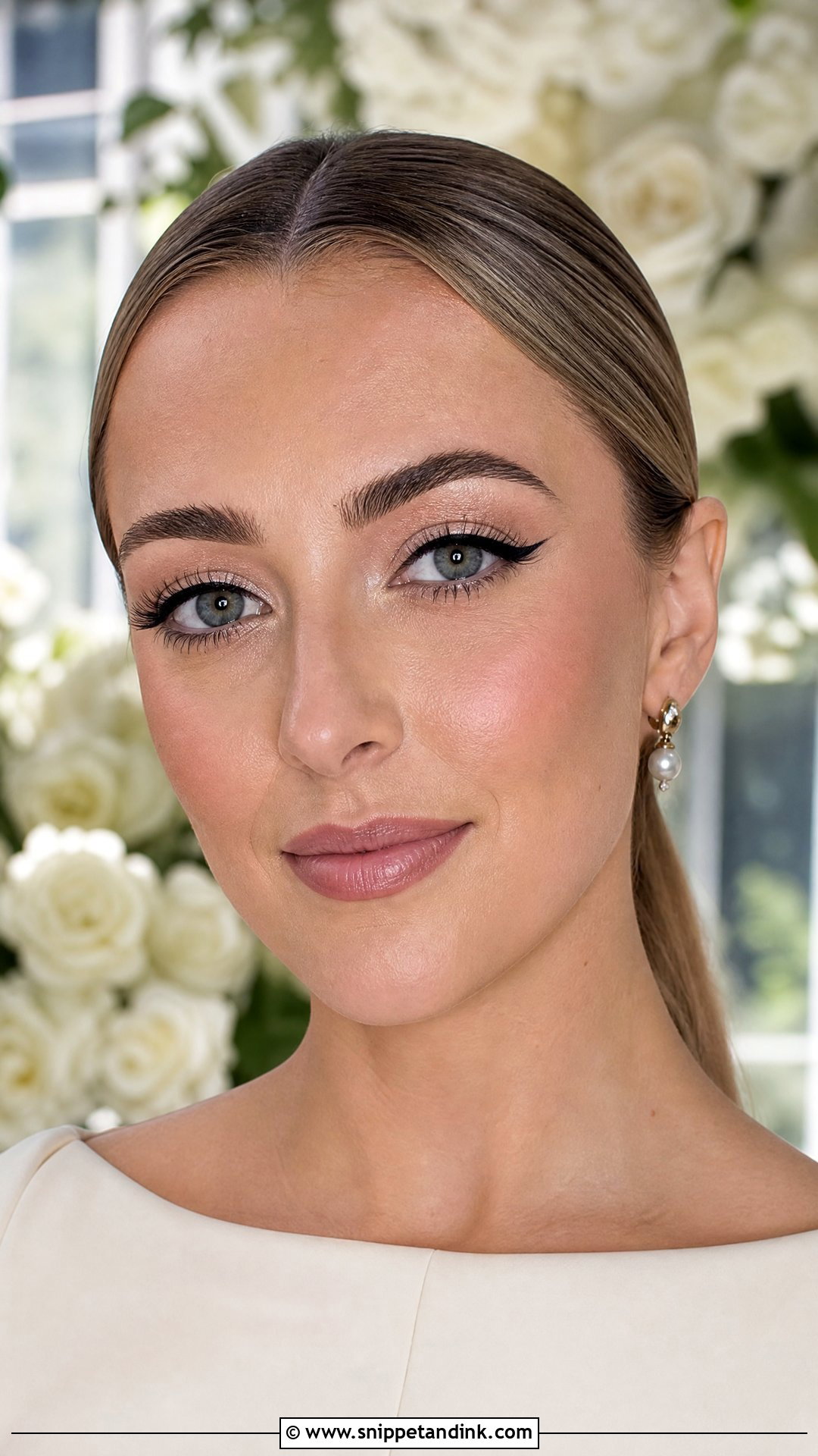 Winged Liner Daytime Wedding Makeup - Snippet and Ink - 20 Daytime Wedding Makeup Ideas