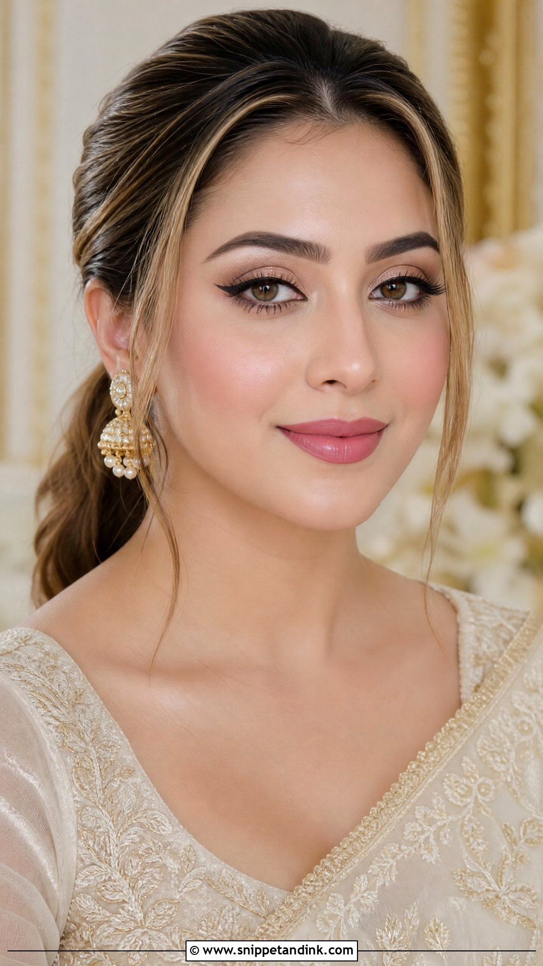 Winged Liner Indian Wedding Eye Makeup - Snippet and Ink - 20 Indian Wedding Eye Makeup Ideas