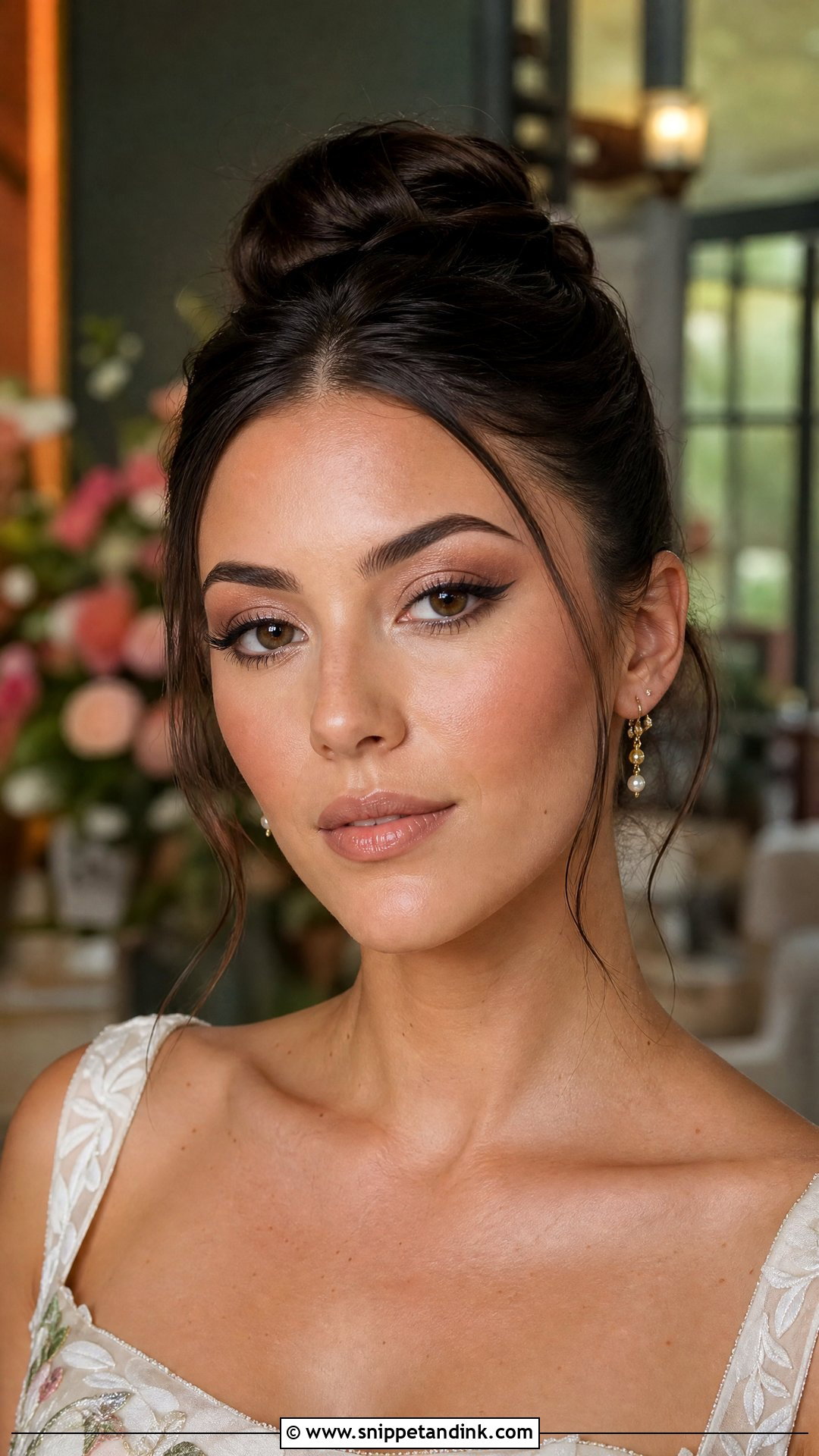 Winged Liner Spring Bridal Makeup - Snippet and Ink - 20 Spring Bridal Makeup Ideas
