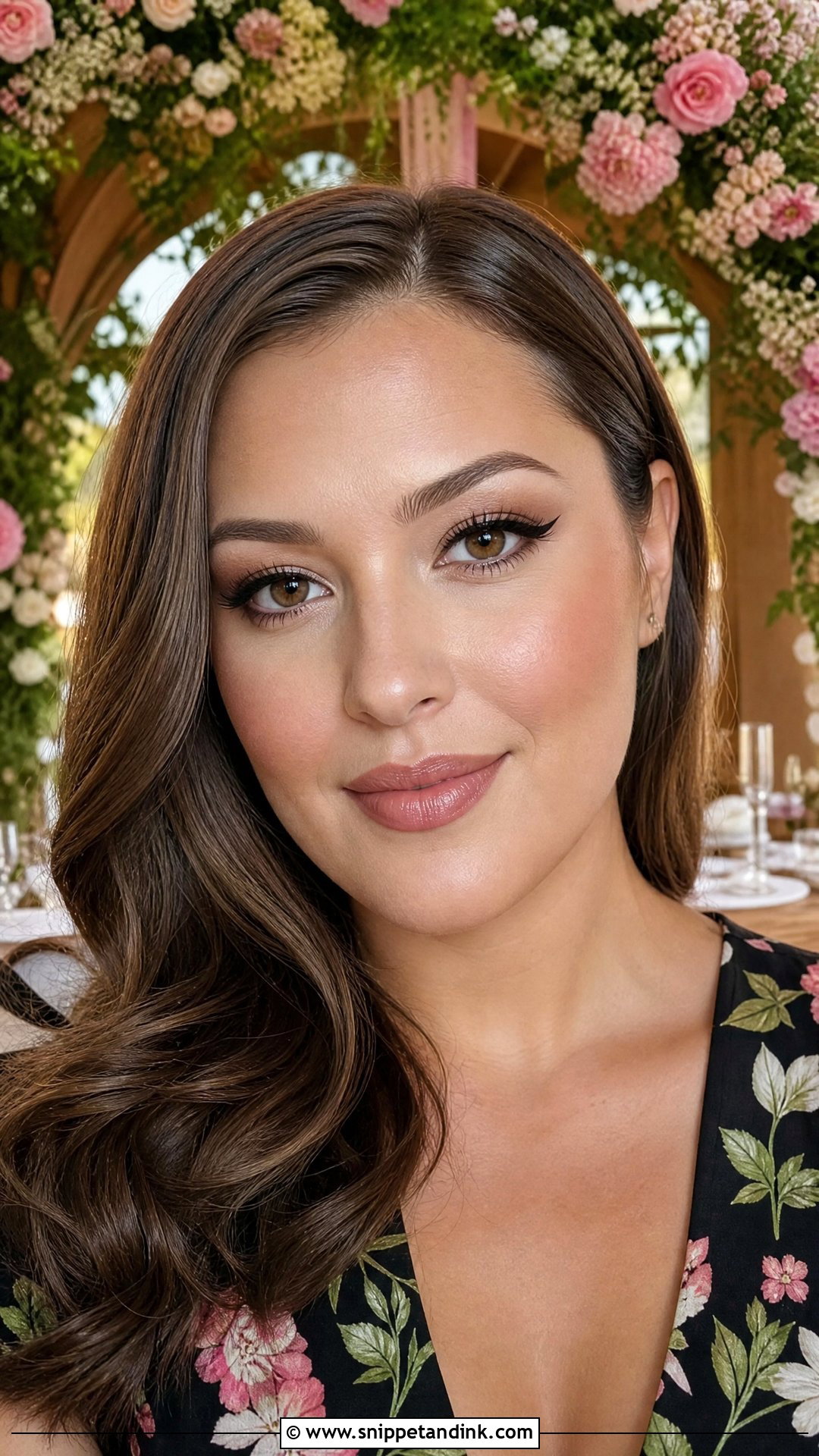 Winged Liner Spring Wedding Makeup - Snippet and Ink - 20 Spring Wedding Makeup Looks