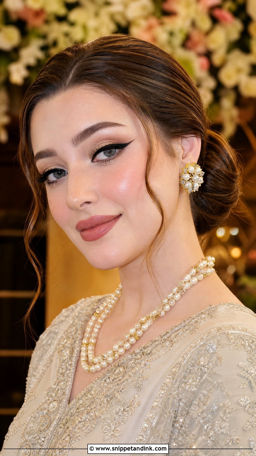 Winged Liner Walima Makeup - Snippet and Ink - 30 Walima Makeup Ideas