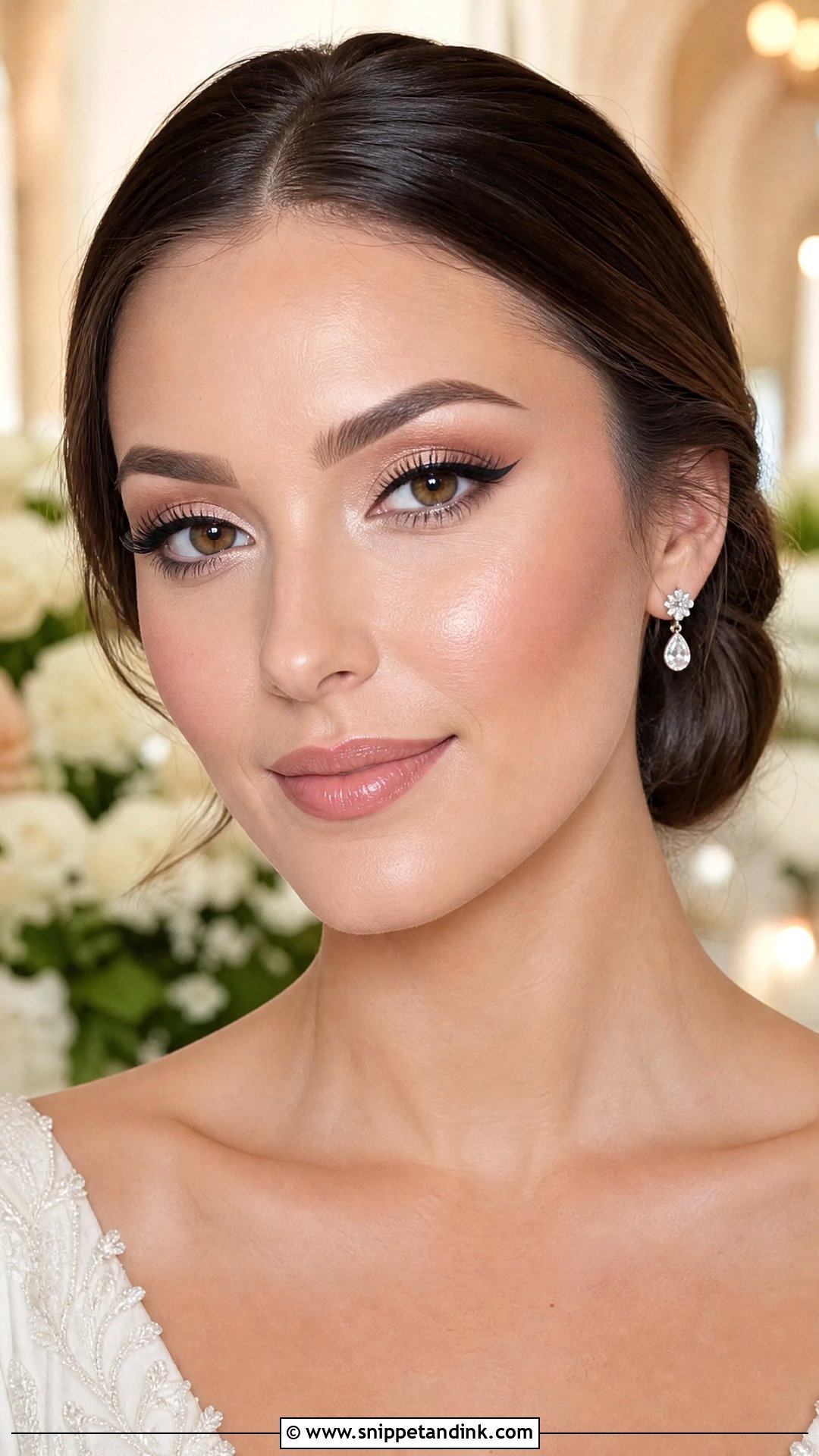 Winged Liner Wedding Eyeshadow Look - Snippet and Ink - 20 Wedding Eyeshadow Looks