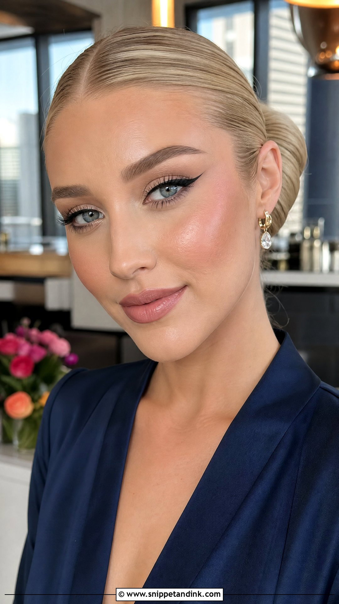 Winged Liner Wedding Guest Makeup - Snippet and Ink - 25 Classy Makeup for Wedding Guest Ideas