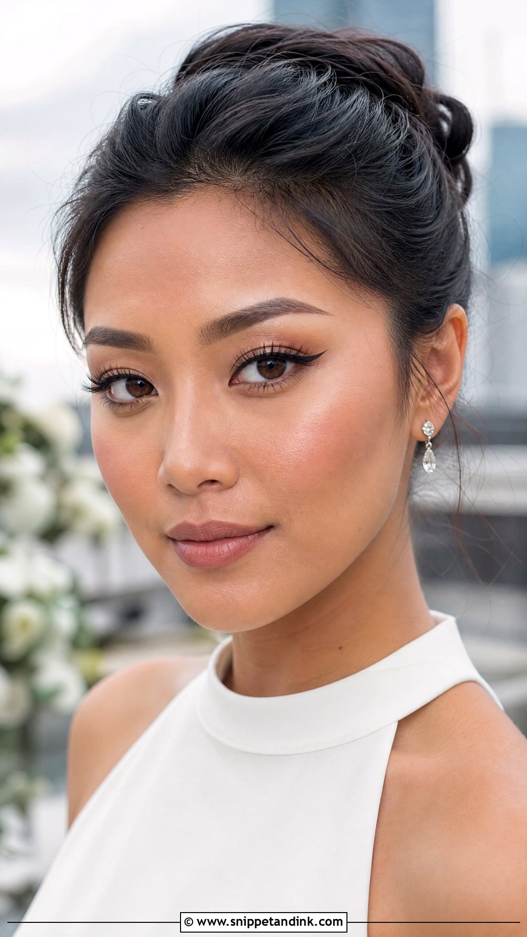 Winged Liner Wedding Makeup - Snippet and Ink - 20 Wedding Makeup Inspo Ideas