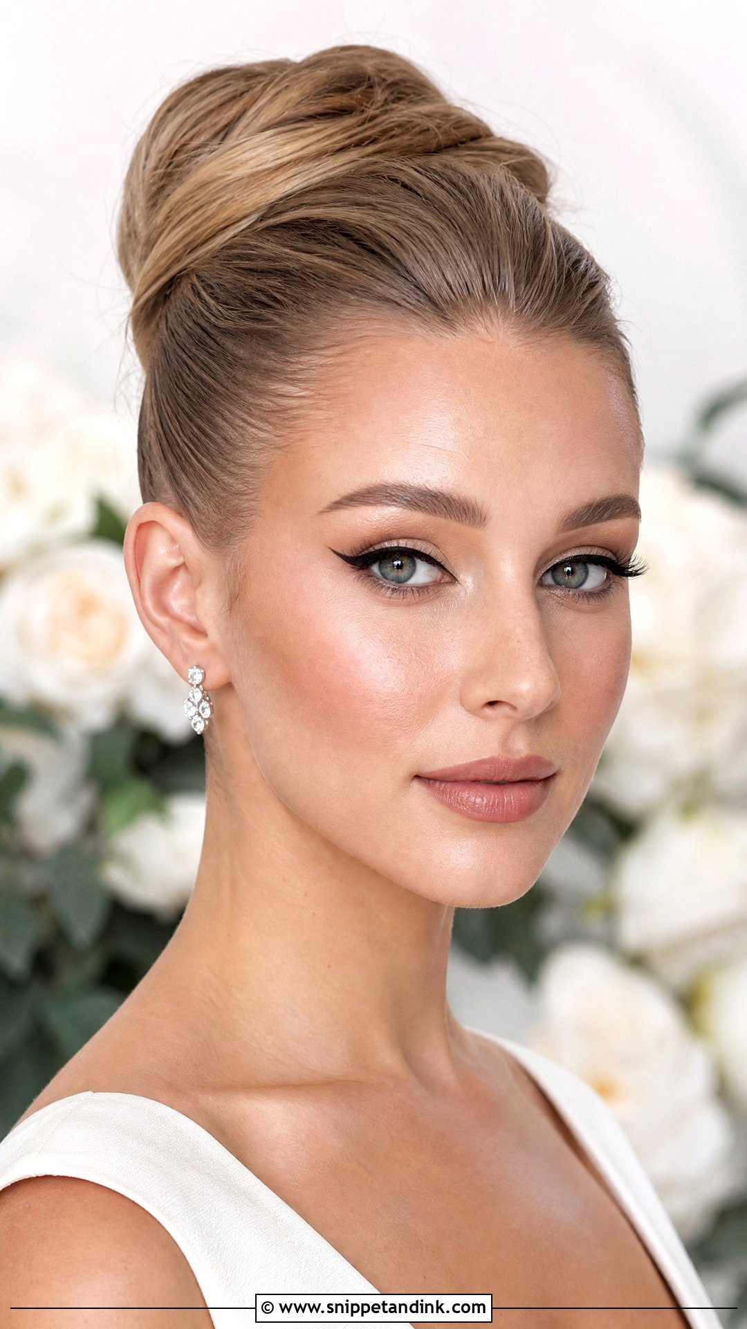 Winged Liner Wedding Makeup - Snippet and Ink - 20 Wedding Makeup Styles
