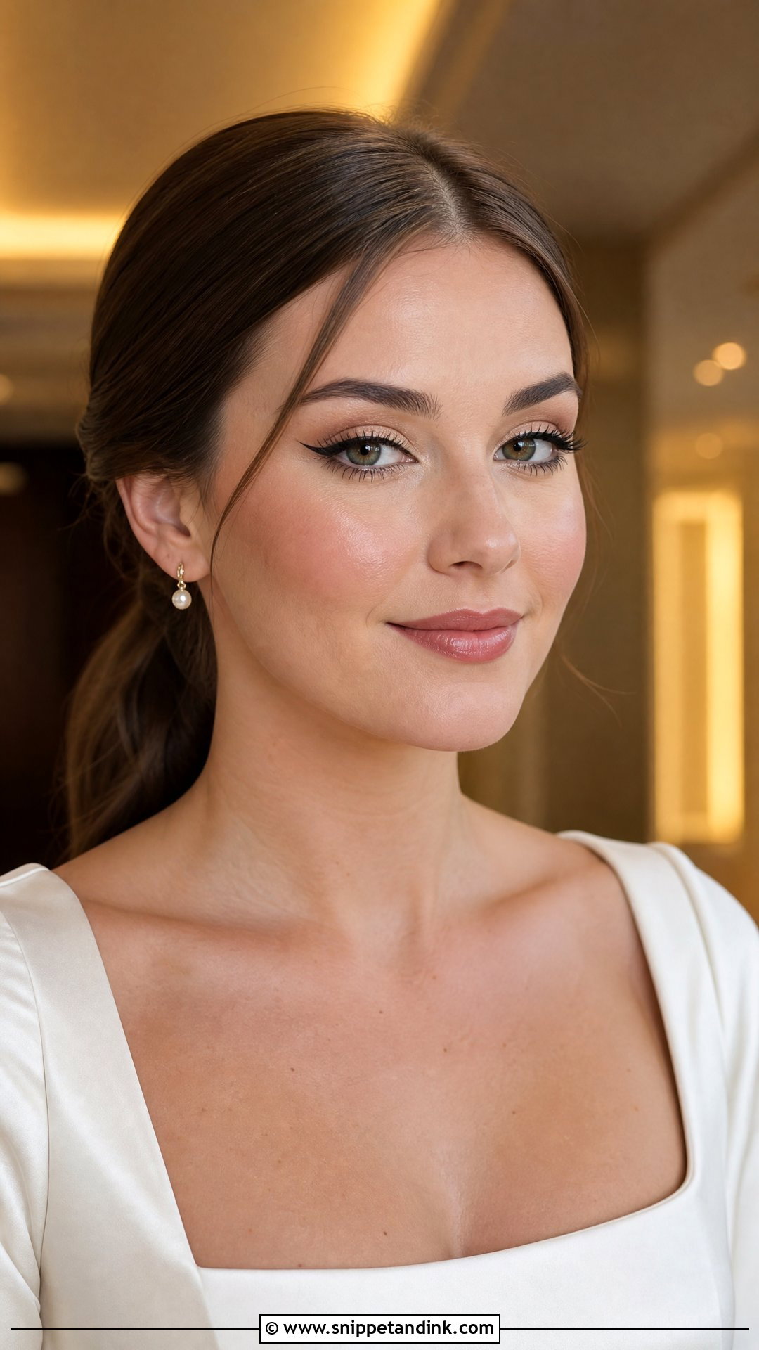 Winged Liner Wedding Makeup - Snippet and Ink - 25 Makeup Look for Wedding Ideas