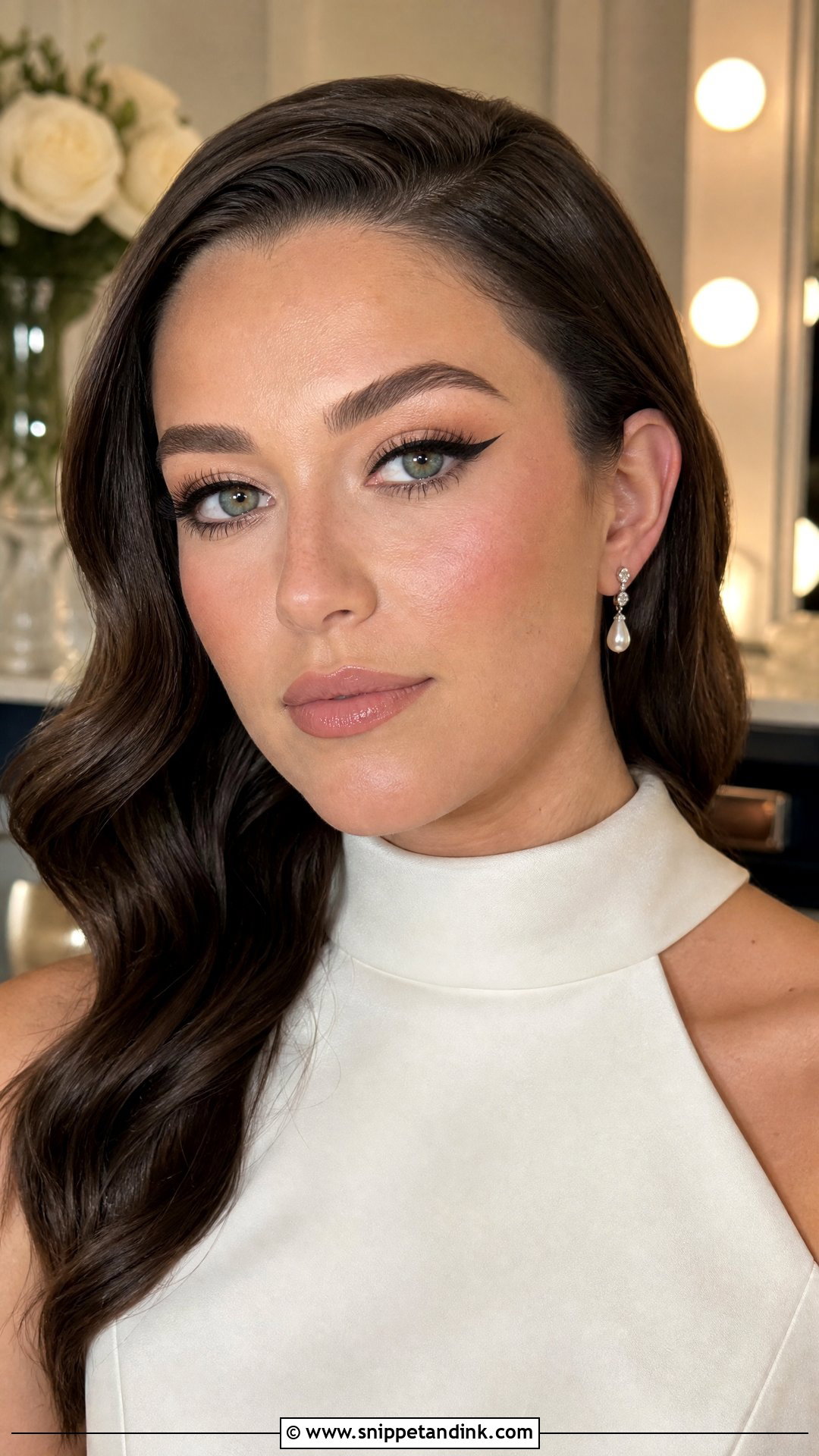 Winged Liner Wedding Makeup - Snippet and Ink - 25 Simple Makeup Looks for Wedding