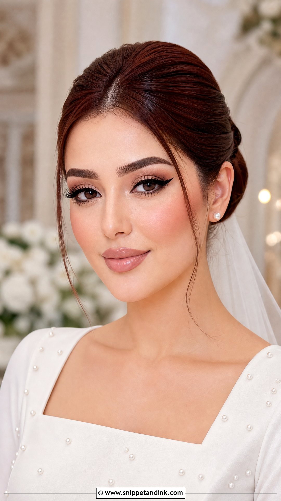 Winged Liner Wedding Makeup - Snippet and Ink - 25 Timeless Wedding Makeup Ideas