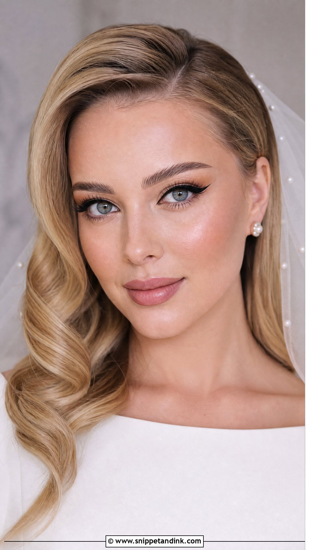 Winged Liner Wedding Makeup - Snippet and Ink - 20 Classy Wedding Makeup Ideas