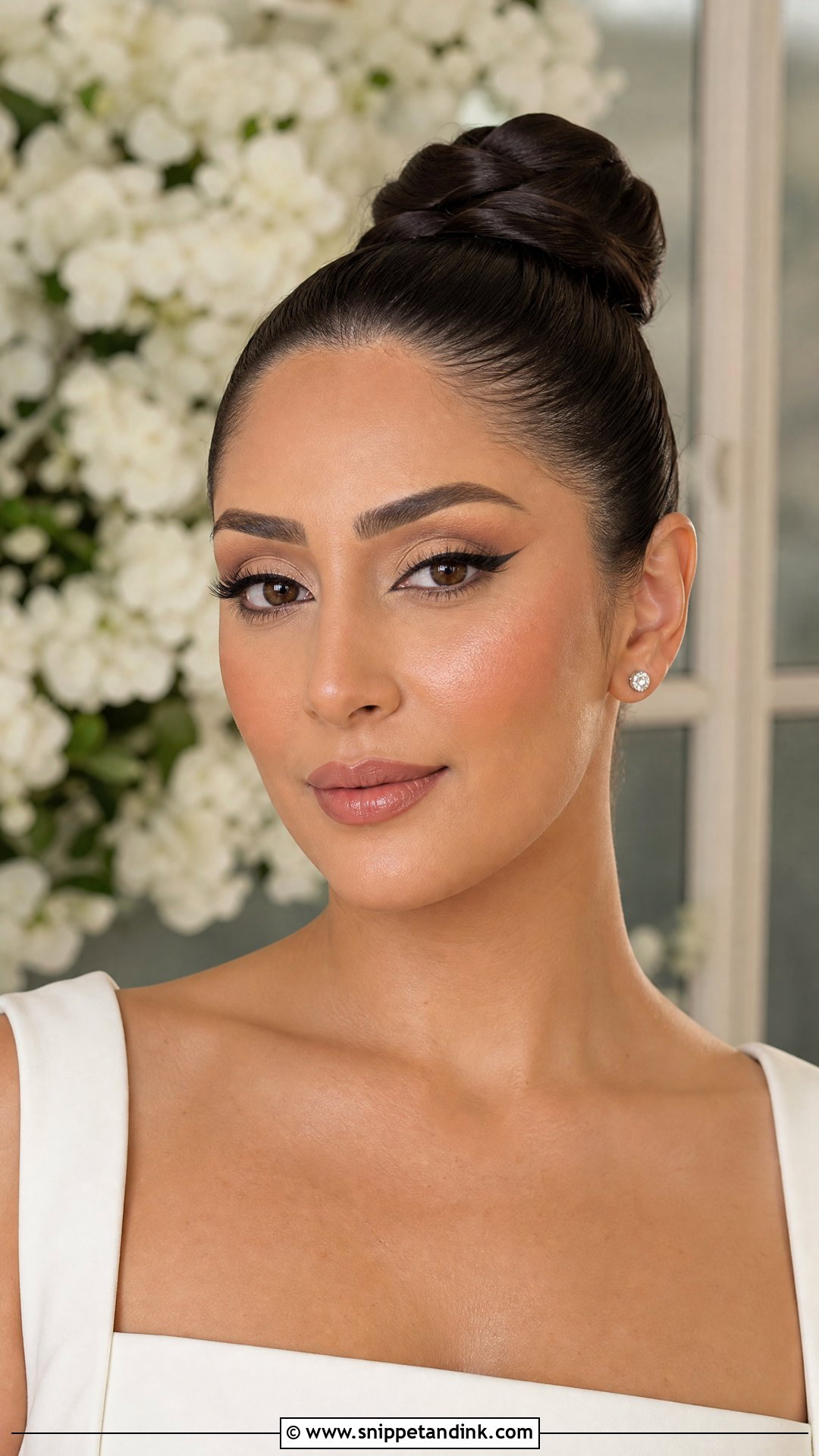 Winged Liner Wedding Makeup - Snippet and Ink - 30 Makeup for Wedding Ideas