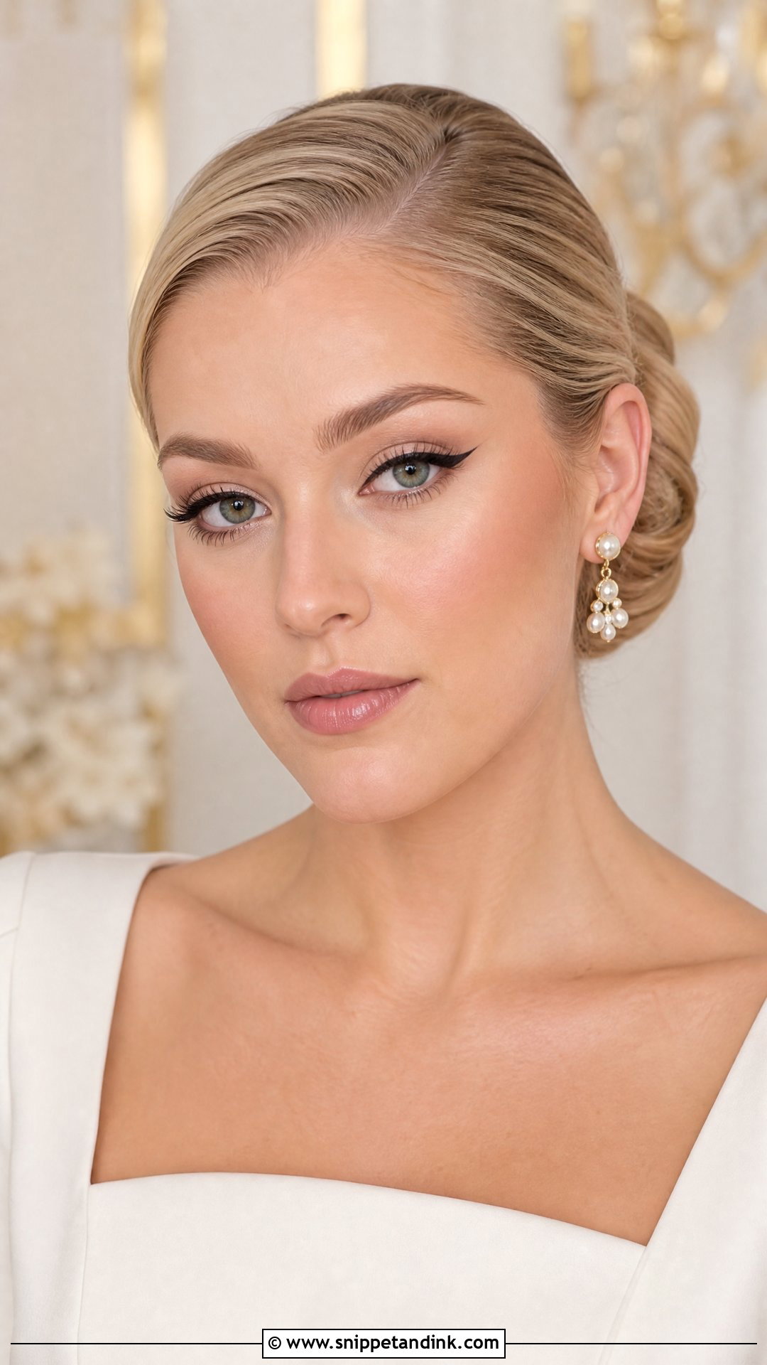 Winged Liner Wedding Makeup - Snippet and Ink - 30 Makeup Ideas for Wedding