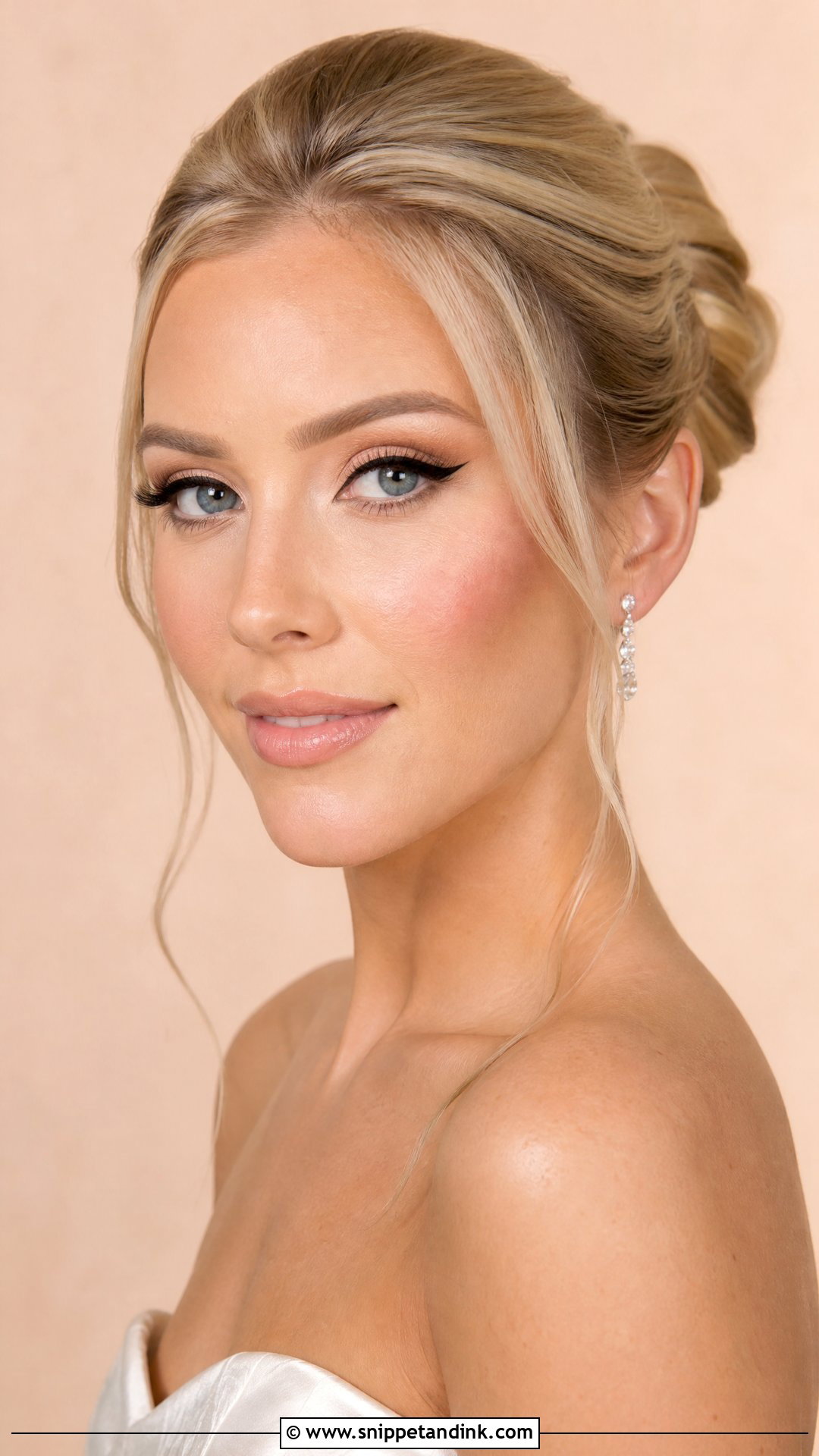 Winged Liner Wedding Makeup - Snippet and Ink - 30 Wedding Makeup Looks
