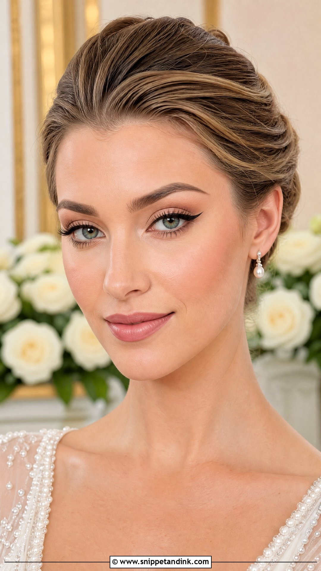 Winged Liner Wedding Makeup - Snippet and Ink - 20 Cute Wedding Makeup Ideas