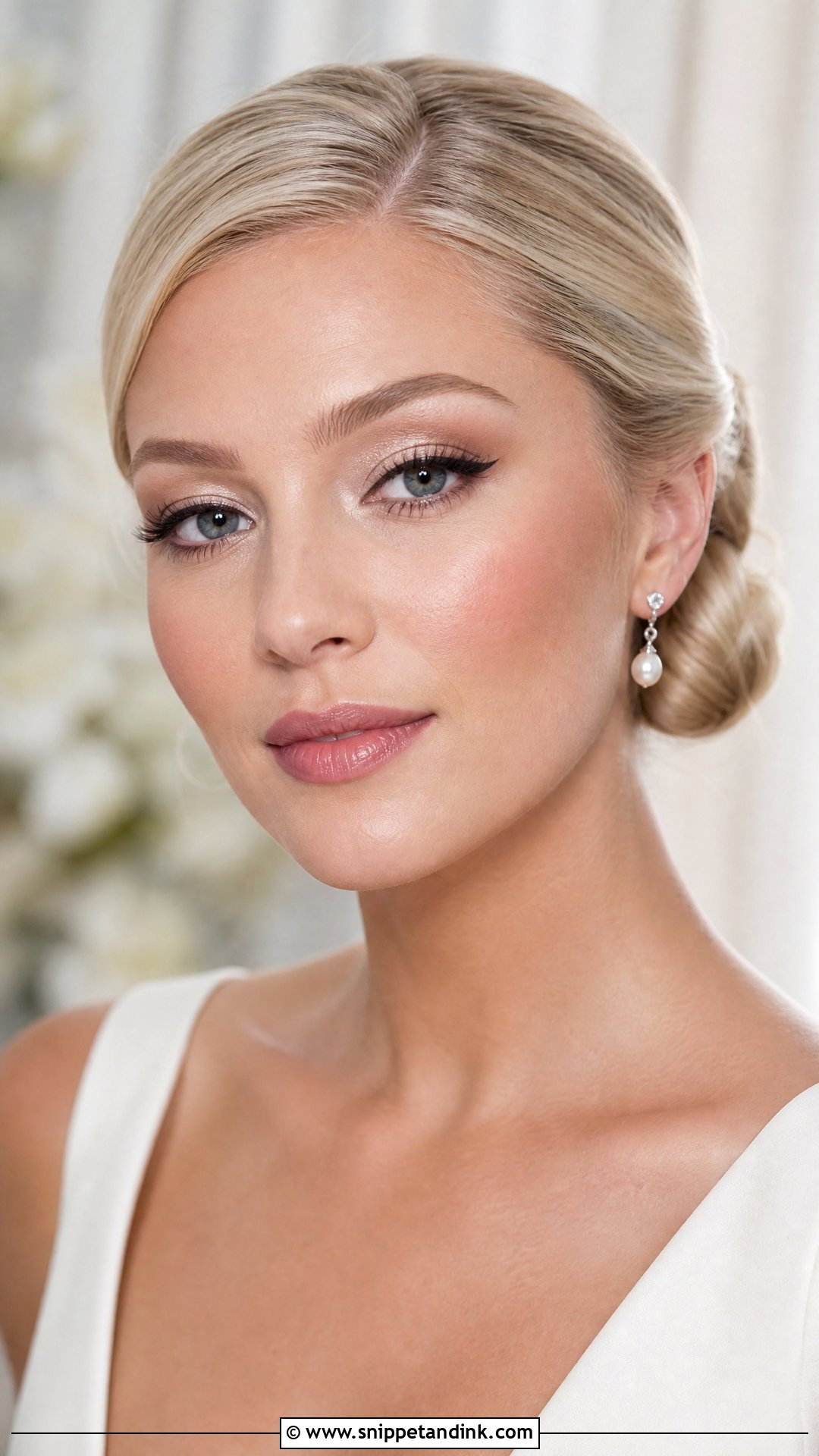 Winged Liner Wedding Makeup For Blondes - Snippet and Ink - 20 Wedding Makeup for Blondes