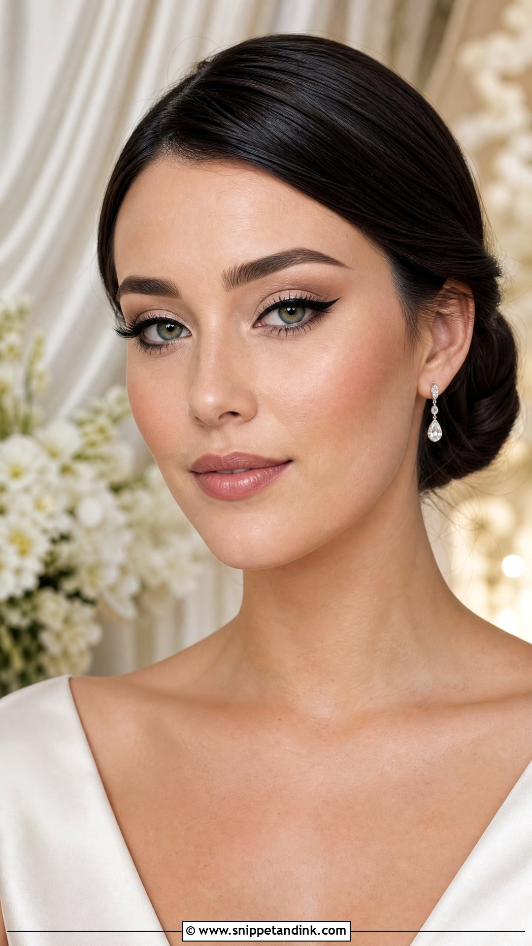 Winged Liner Wedding Makeup For Brunettes - Snippet and Ink - 25 Wedding Makeup for Brunettes