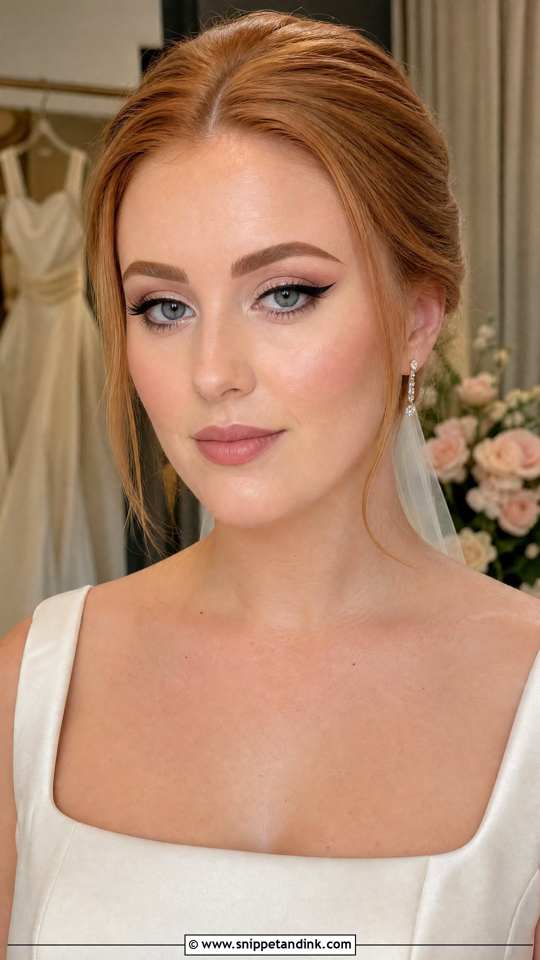 Winged Liner Wedding Makeup For Fair Skin - Snippet and Ink - 20 Wedding Makeup Fair Skin Ideas