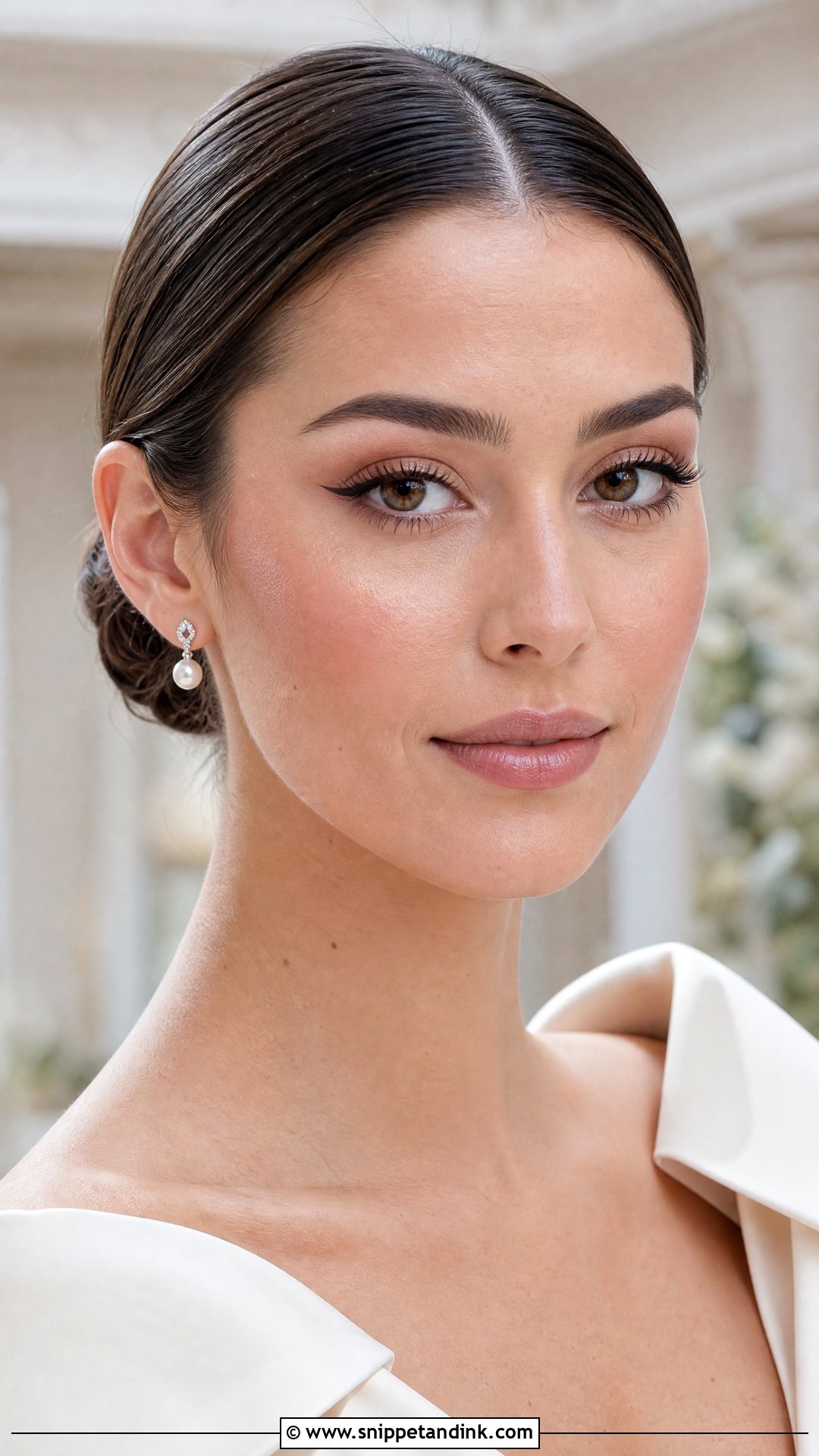 Winged Liner Wedding Makeup For Green Eyes - Snippet and Ink - 25 Wedding Day Makeup for Bride Green Eyes