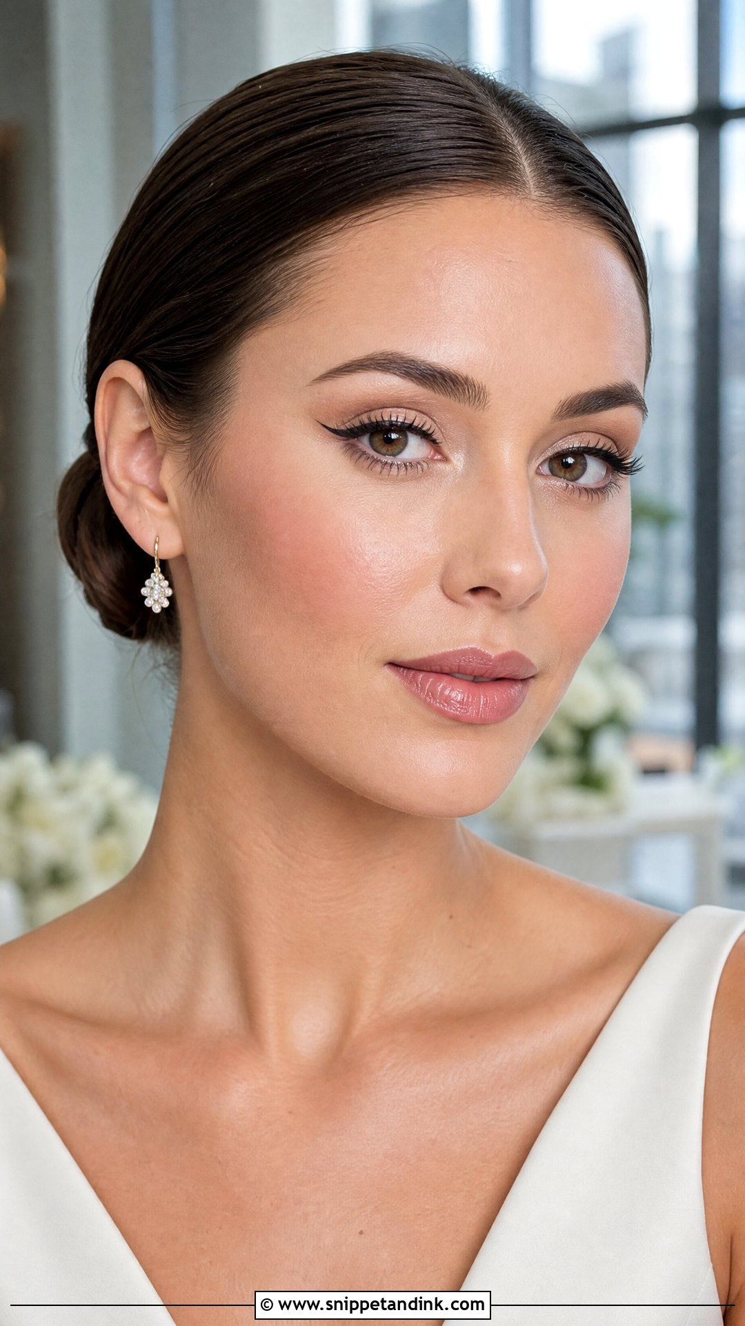 Winged Liner Wedding Makeup - Snippet and Ink - 20 Basic Wedding Makeup Ideas