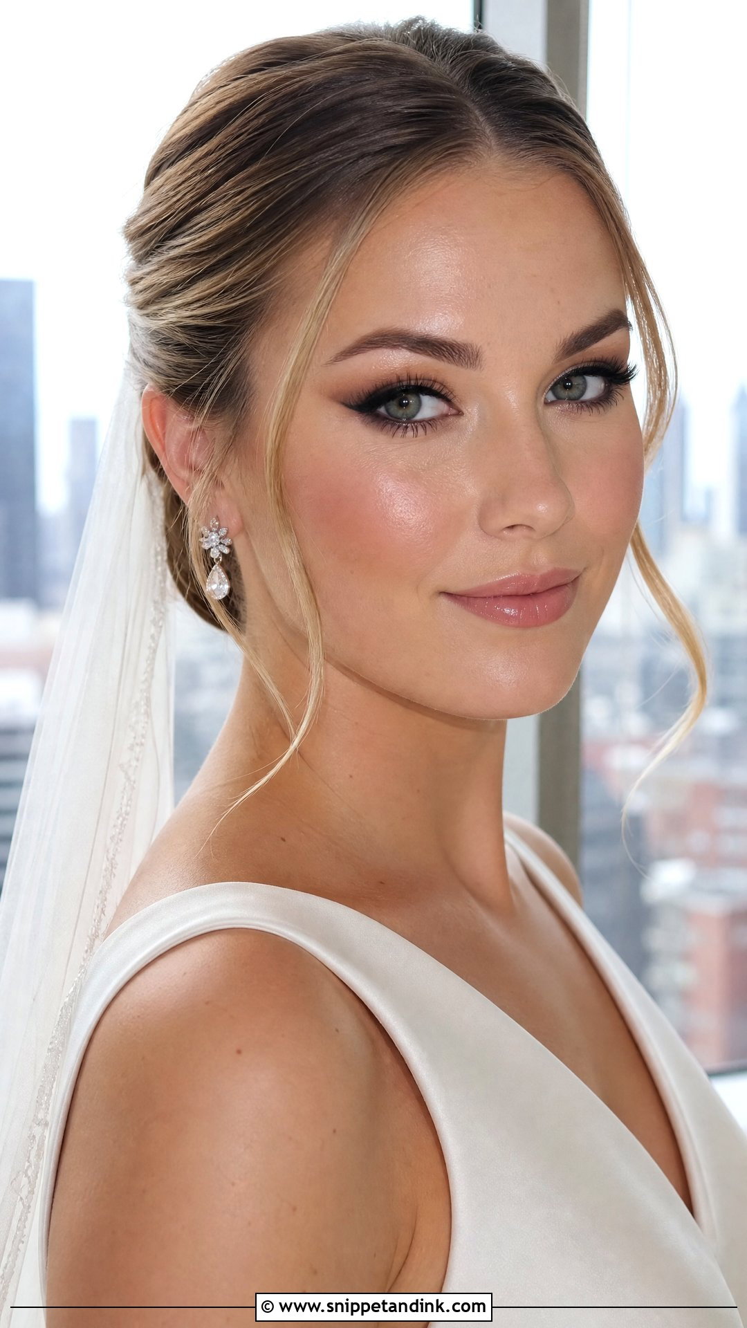 Winged Smokey Eye Bridal Makeup - Snippet and Ink - 20 Smokey Eye Bridal Makeup Ideas