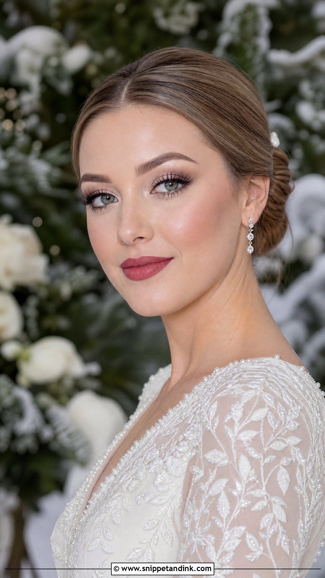 Winter Bridal Makeup - Snippet and Ink - 25 Wedding Brides Makeup Ideas