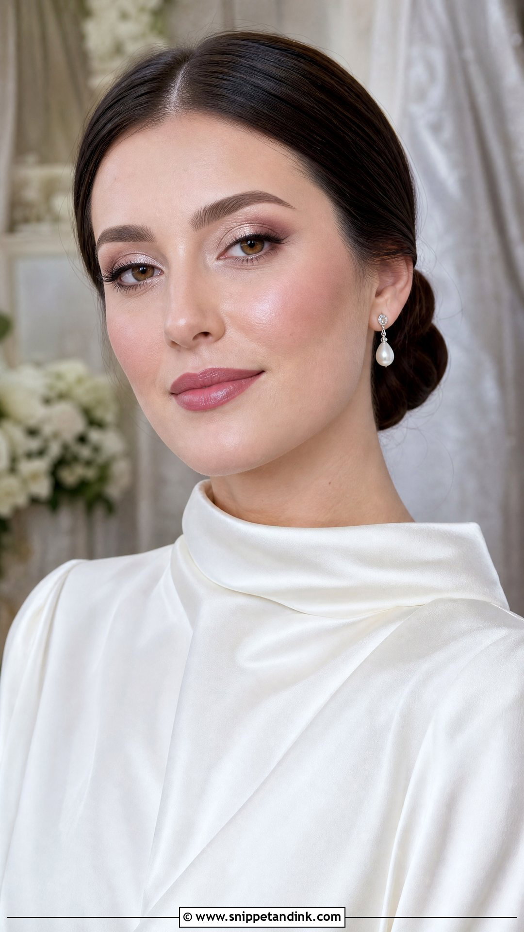 Winter Bridal Makeup - Snippet and Ink - 25 Natural Glowy Bridal Makeup Ideas