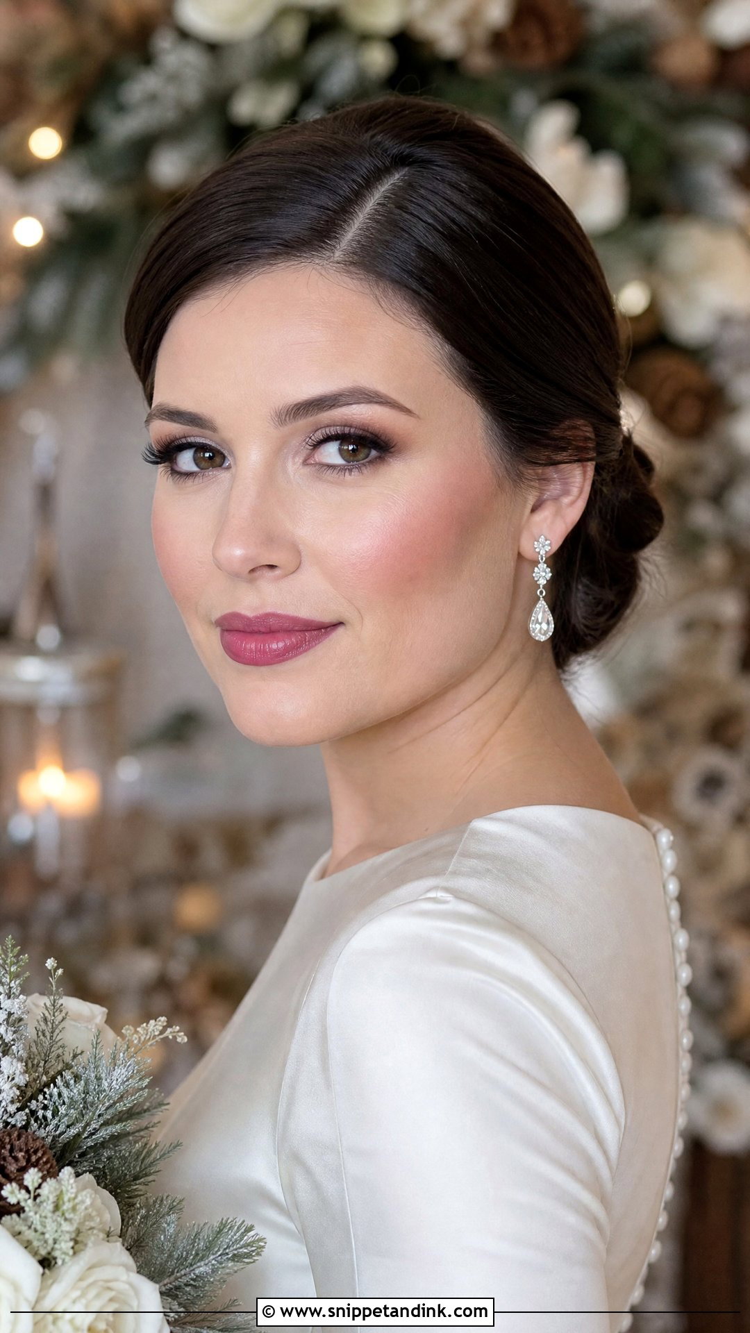 Winter Bridal Makeup - Snippet and Ink - 25 Romantic Bridal Makeup Ideas