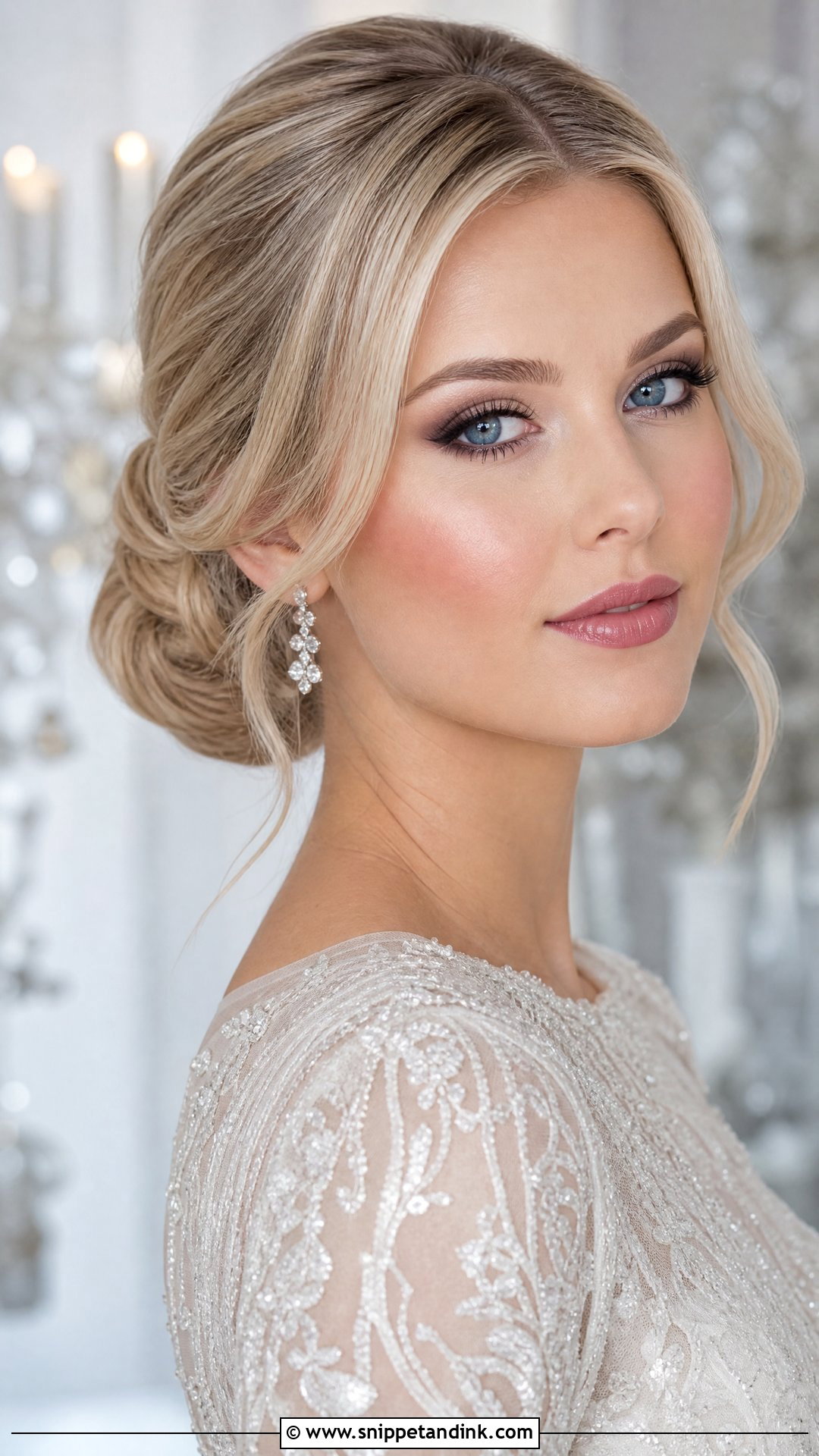 Winter Bridal Makeup For Blondes Blue Eyes - Snippet and Ink - 20 Bridal Makeup for Blondes Blue Eyes