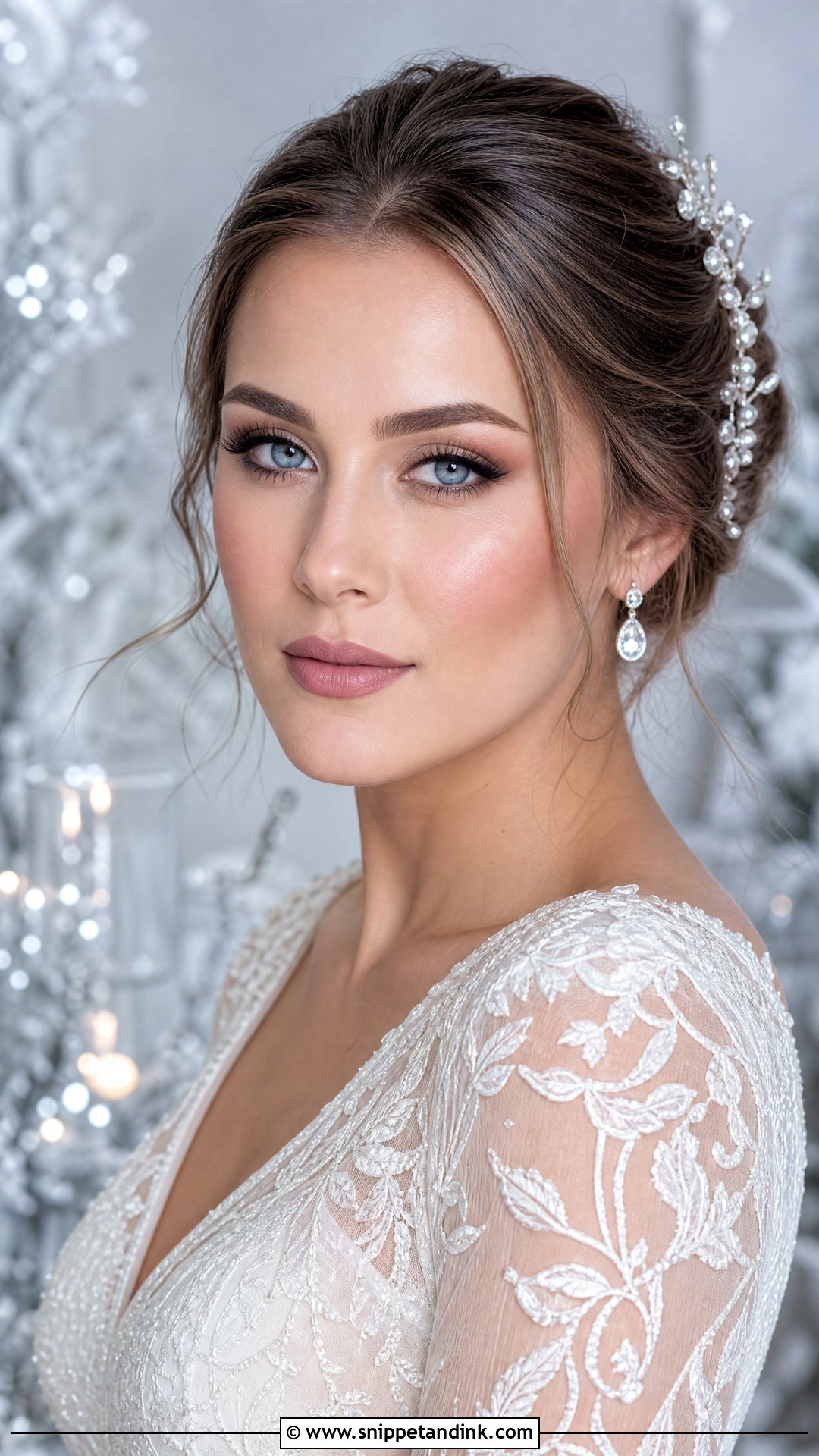 Winter Bridal Makeup For Blue Eyes - Snippet and Ink - 30 Bridal Makeup for Blue Eyes