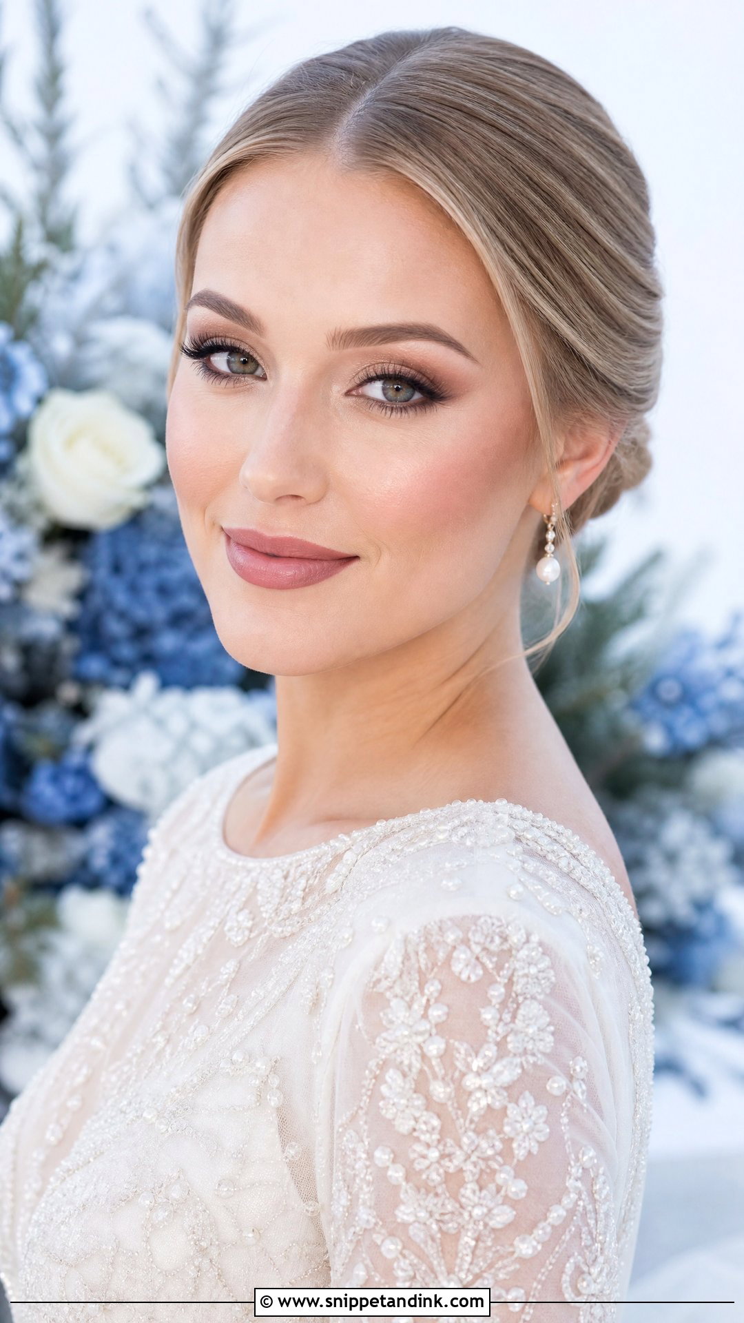 Winter Bridal Makeup For Brown Eyes - Snippet and Ink - 35 Bridal Makeup for Brown Eyes