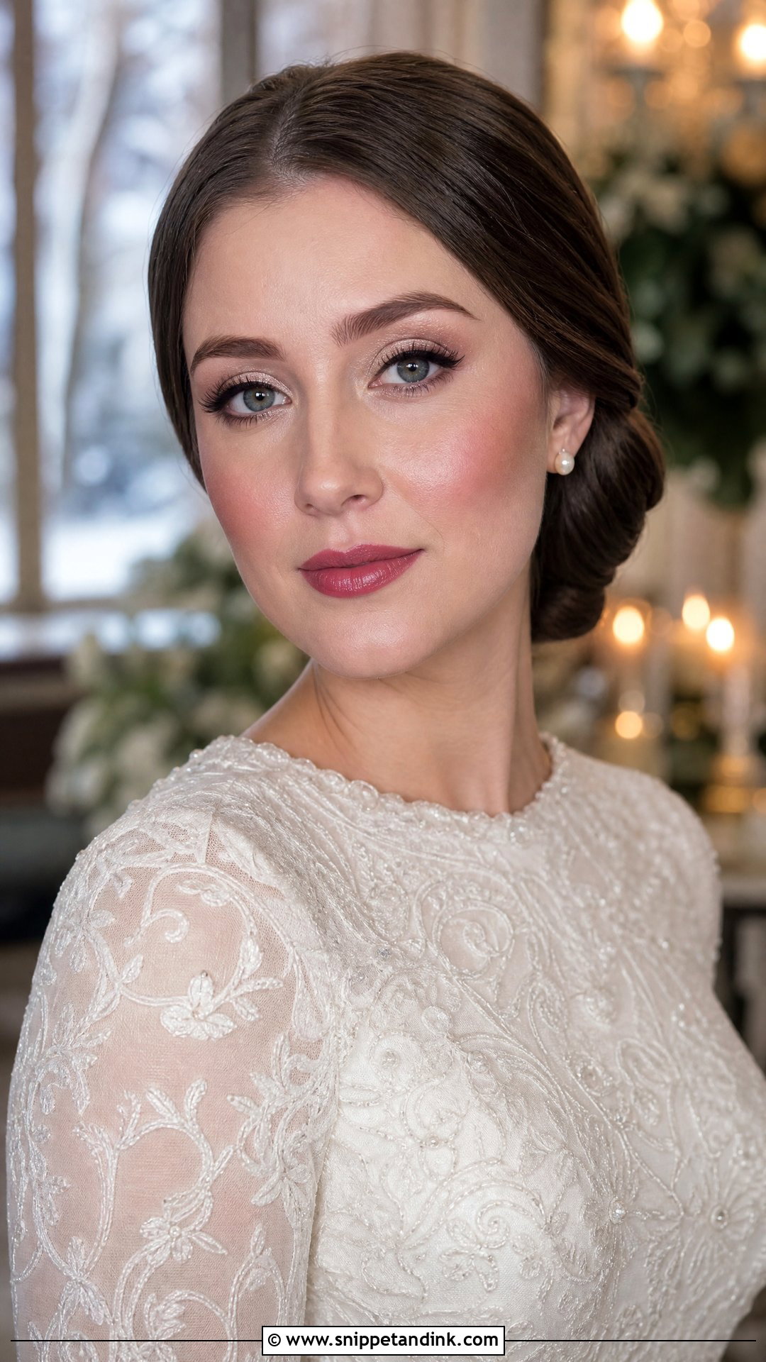 Winter Bridal Makeup For Fair Skin - Snippet and Ink - 20 Bridal Makeup for Fair Skin Ideas