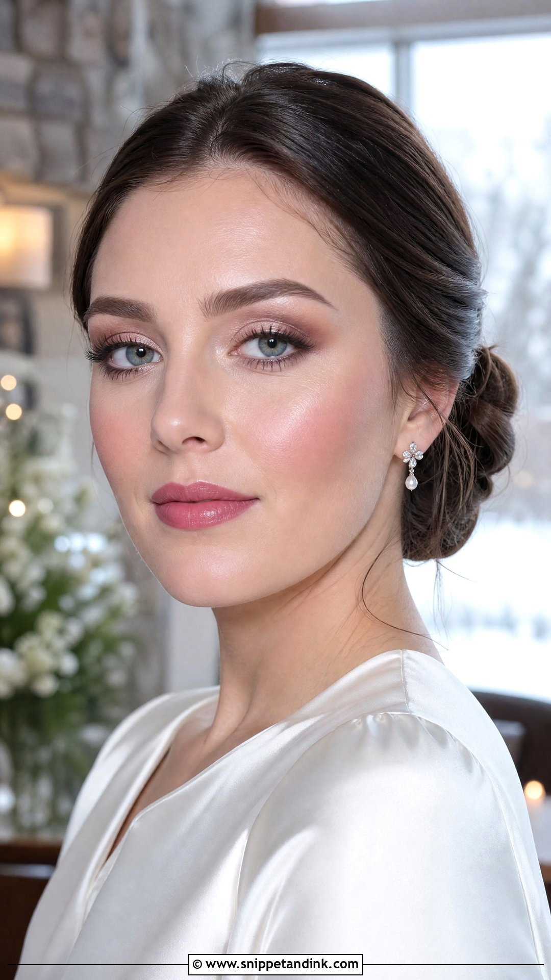 Winter Bridal Makeup For Fair Skin - Snippet and Ink - 20 Bridal Makeup Fair Skin Ideas