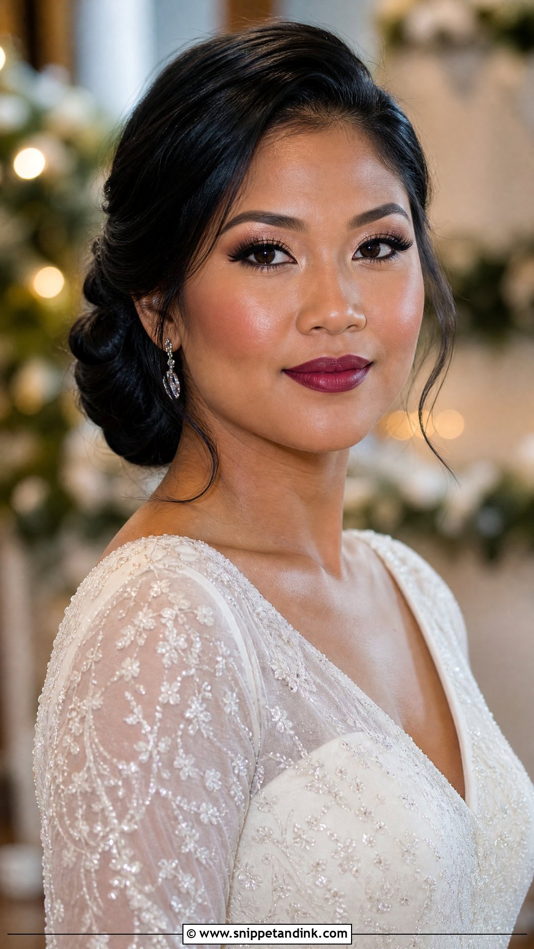 Winter Bridal Makeup - Snippet and Ink - 20 Brides Make Up Wedding Ideas