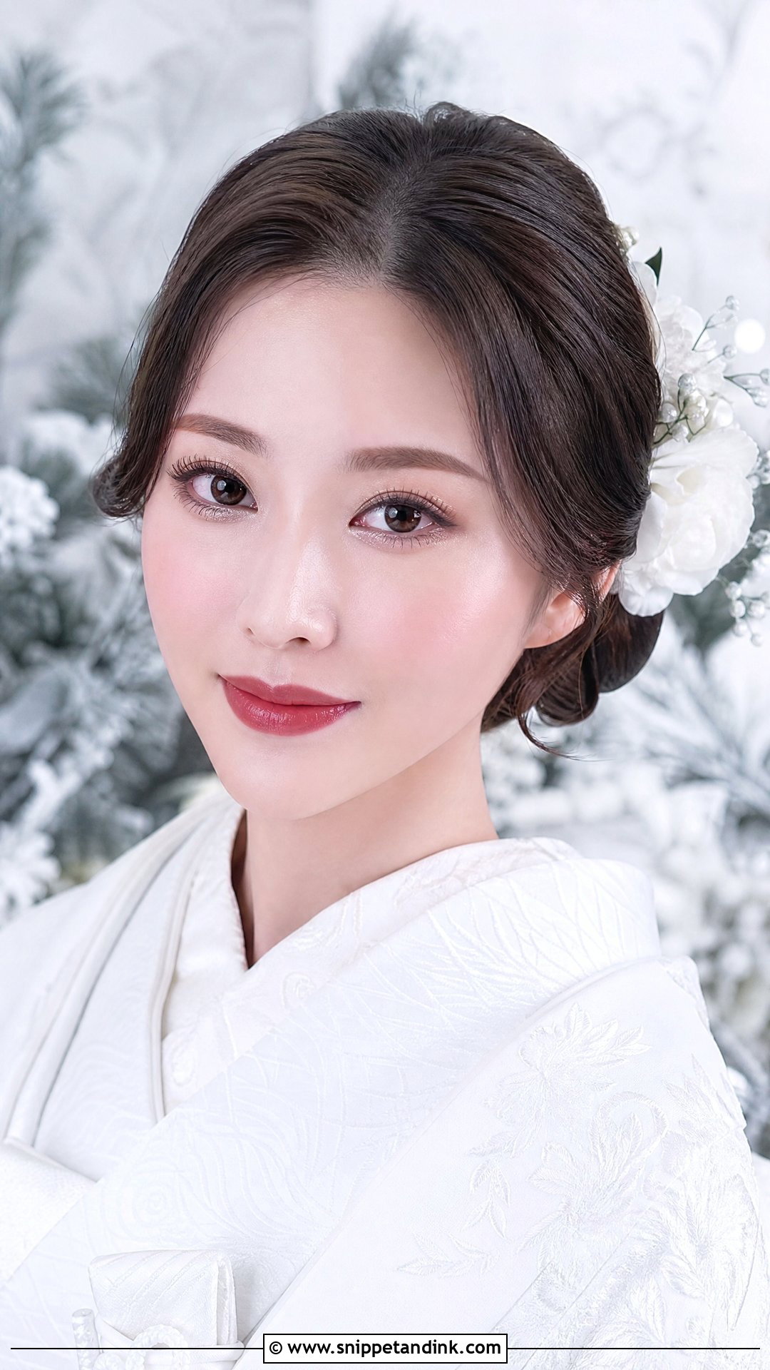 Winter Japanese Wedding Makeup - Snippet and Ink - 20 Japanese Wedding Makeup Ideas