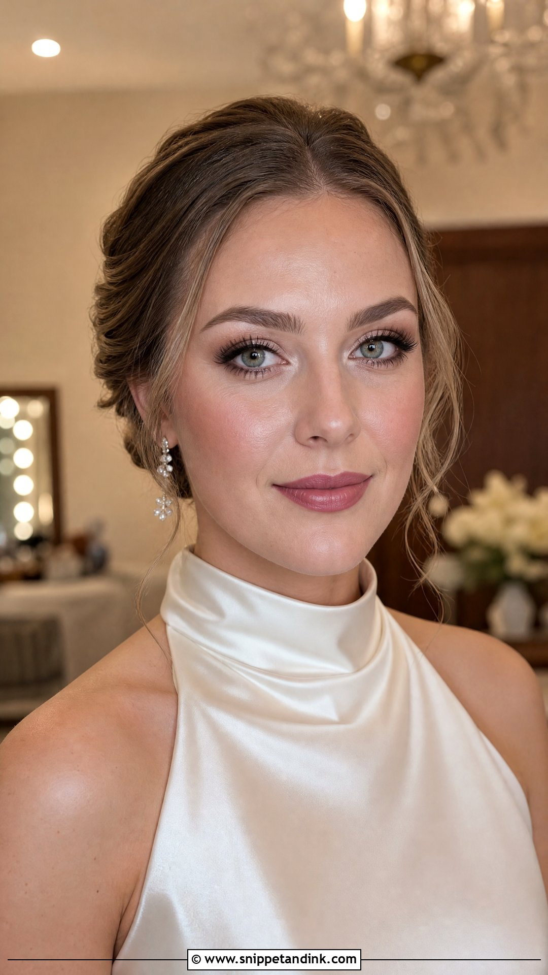 Winter Natural Bridal Makeup - Snippet and Ink - 25 Natural Glowy Wedding Makeup Ideas
