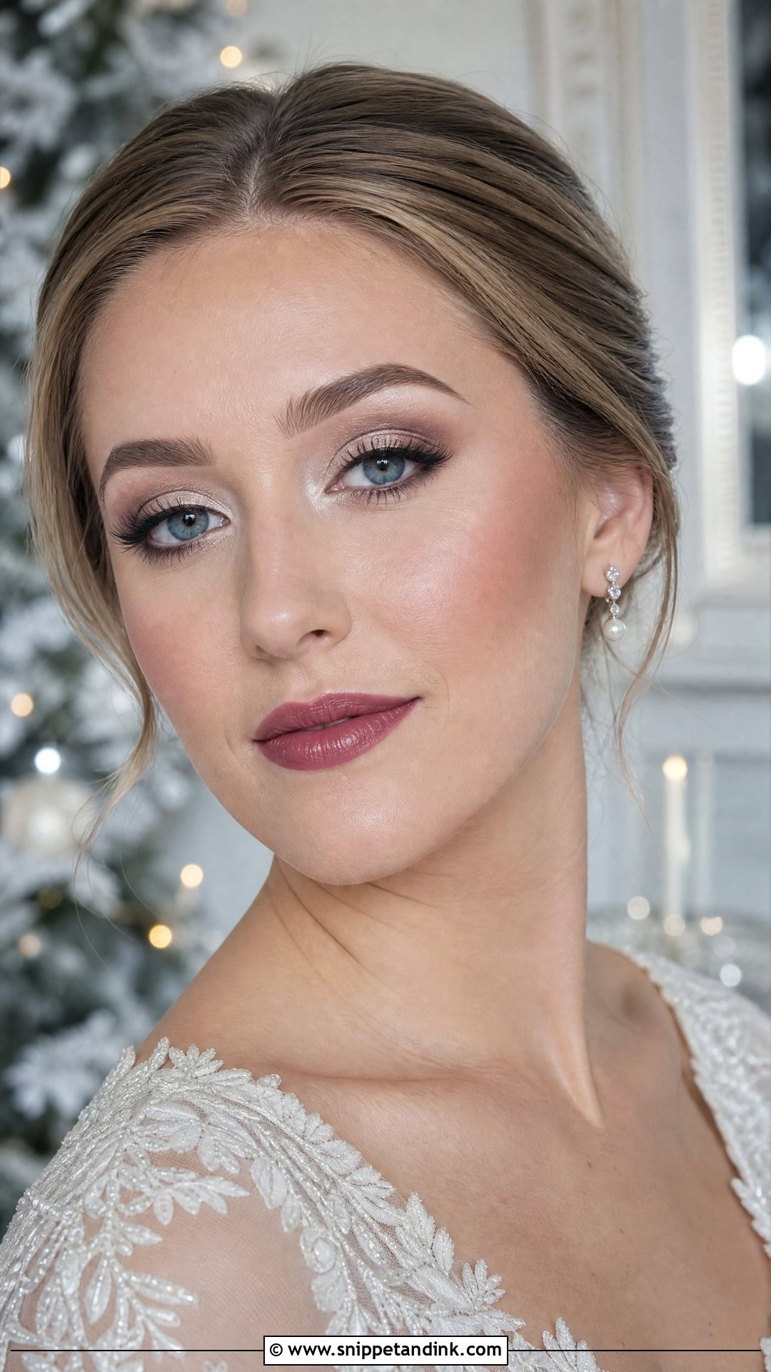 Winter Wedding Makeup - Snippet and Ink - 20 Makeup Inspo for Wedding Ideas