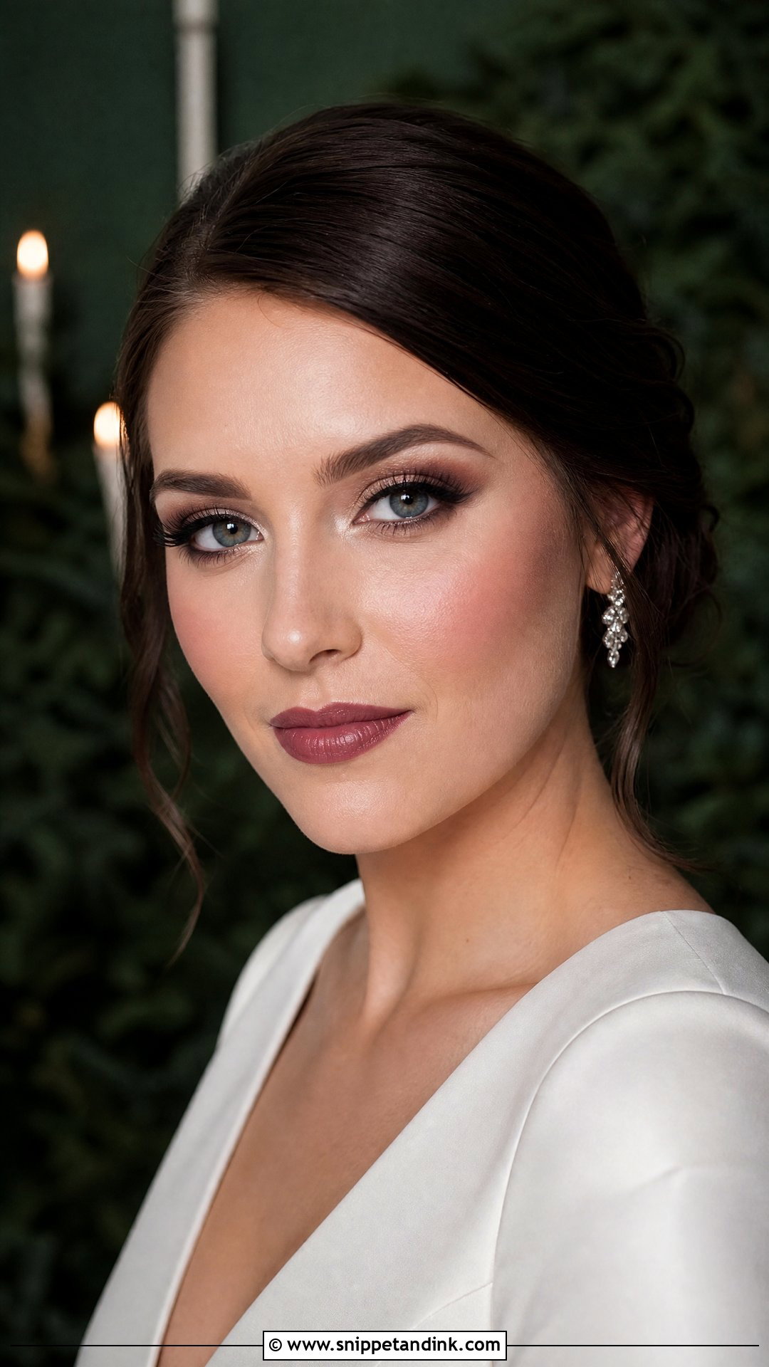 Winter Wedding Makeup - Snippet and Ink - 25 Makeup Look for Wedding Ideas