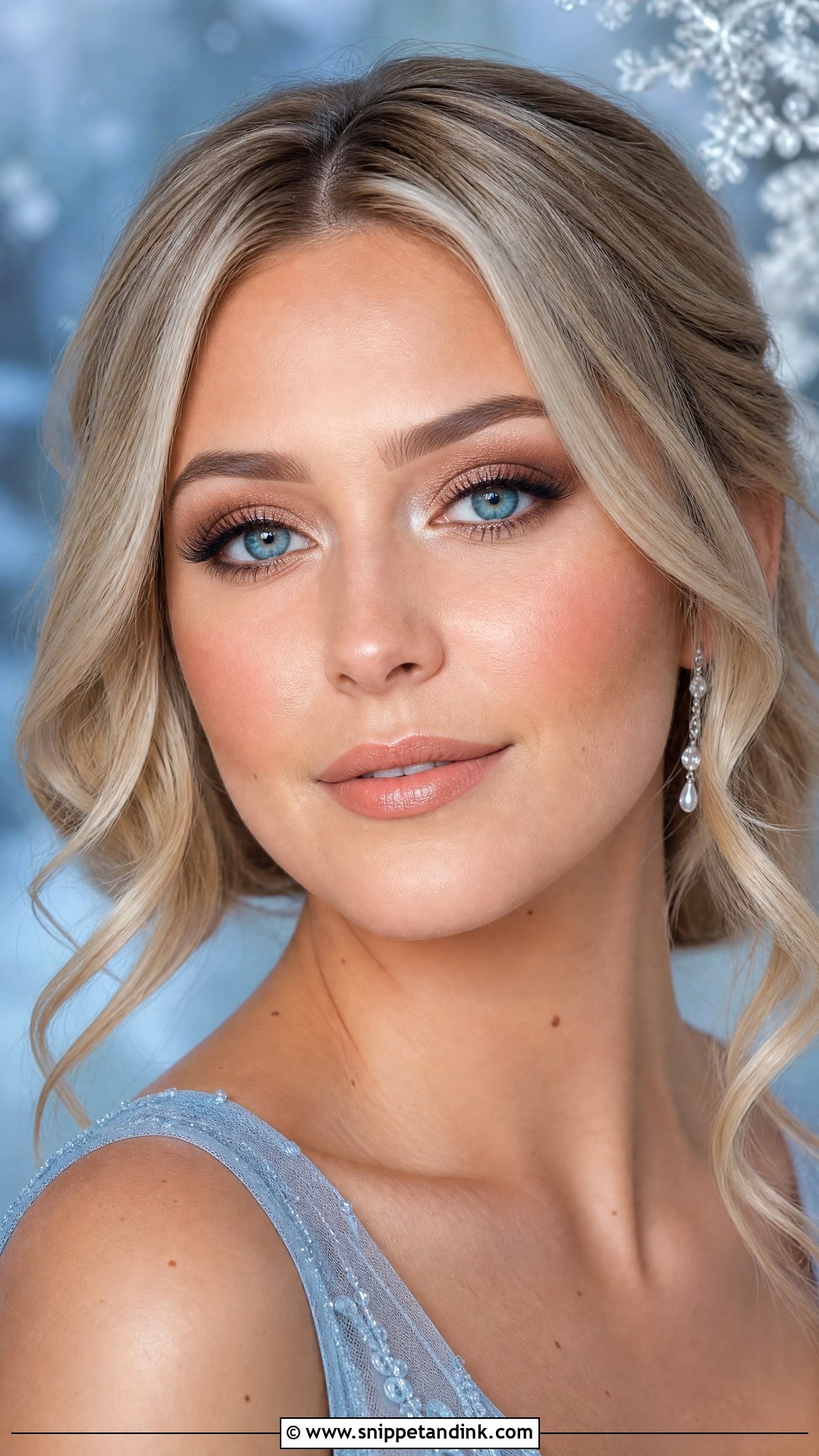 Winter Wedding Makeup For Blue Eyes - Snippet and Ink - 25 Winter Wedding Makeup Ideas