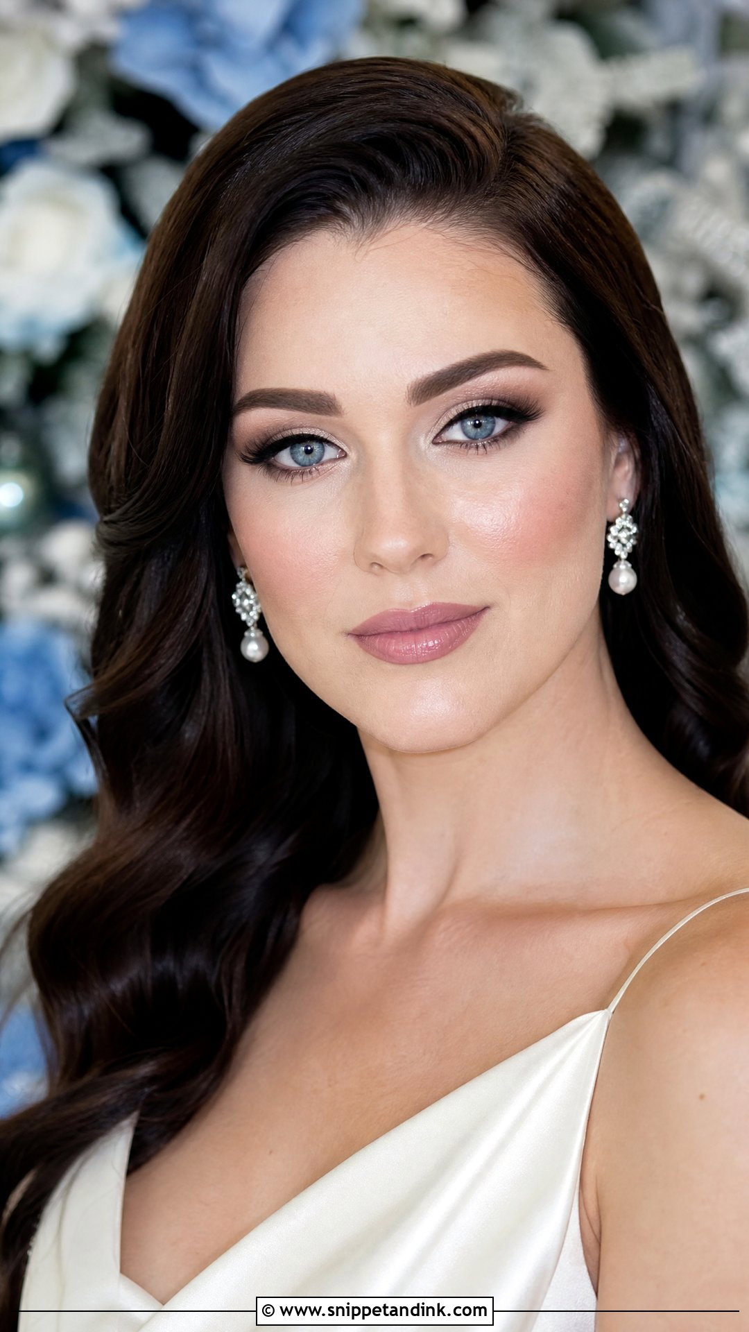 Winter Wedding Makeup For Blue Eyes - Snippet and Ink - 35 Wedding Makeup for Blue Eyes