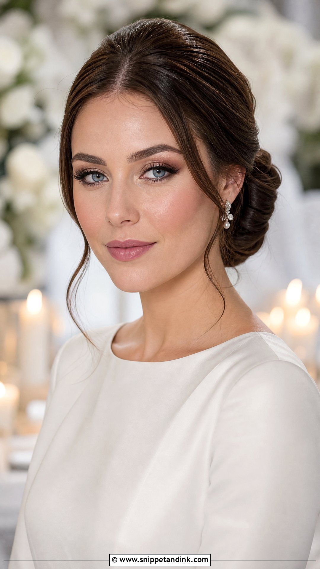 Winter Wedding Makeup For Blue Eyes And Brown Hair - Snippet and Ink - 20 Wedding Makeup for Blue Eyes and Brown Hair