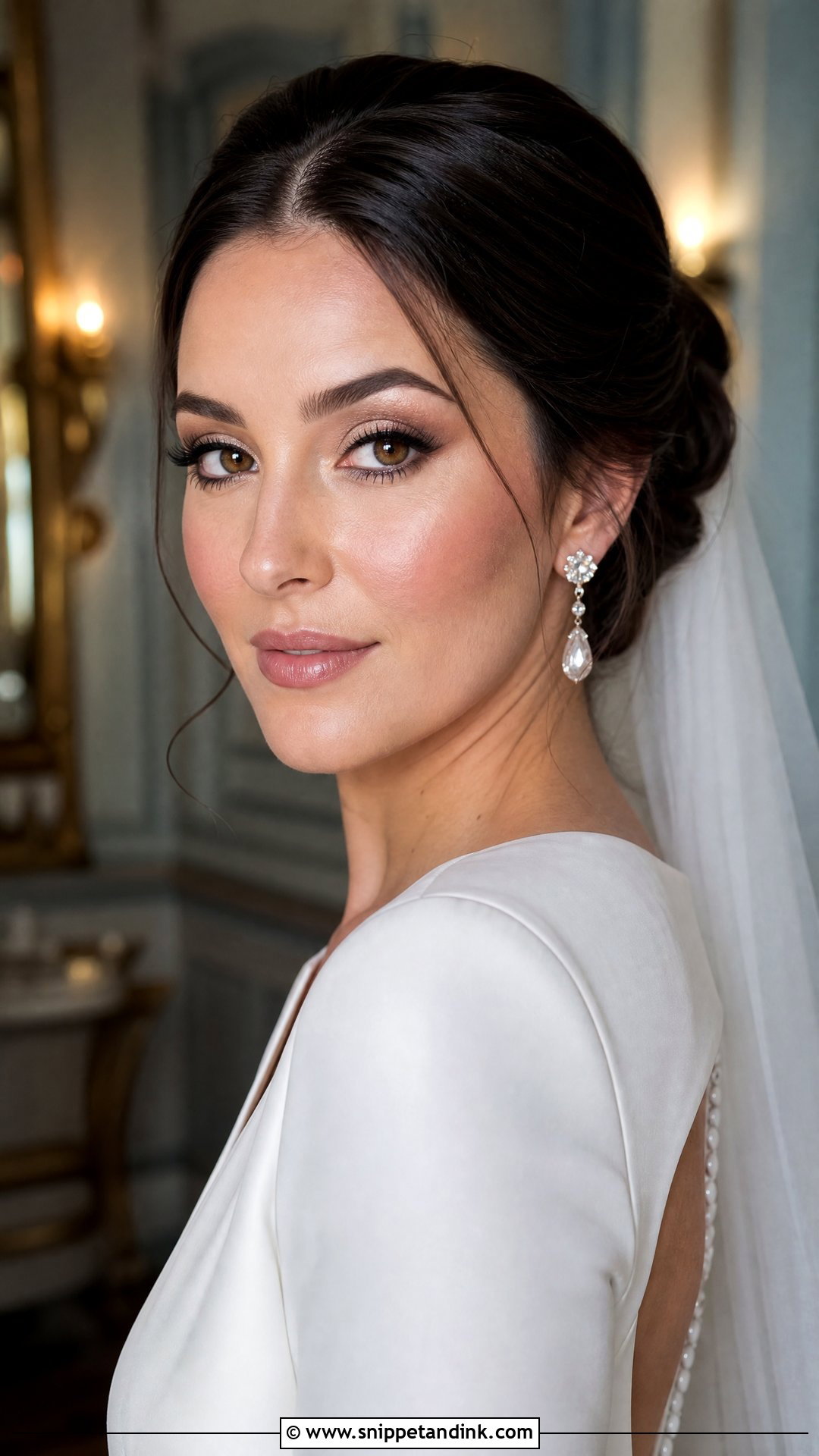 Winter Wedding Makeup For Brown Eyes - Snippet and Ink - 30 Natural Wedding Makeup for Brown Eyes