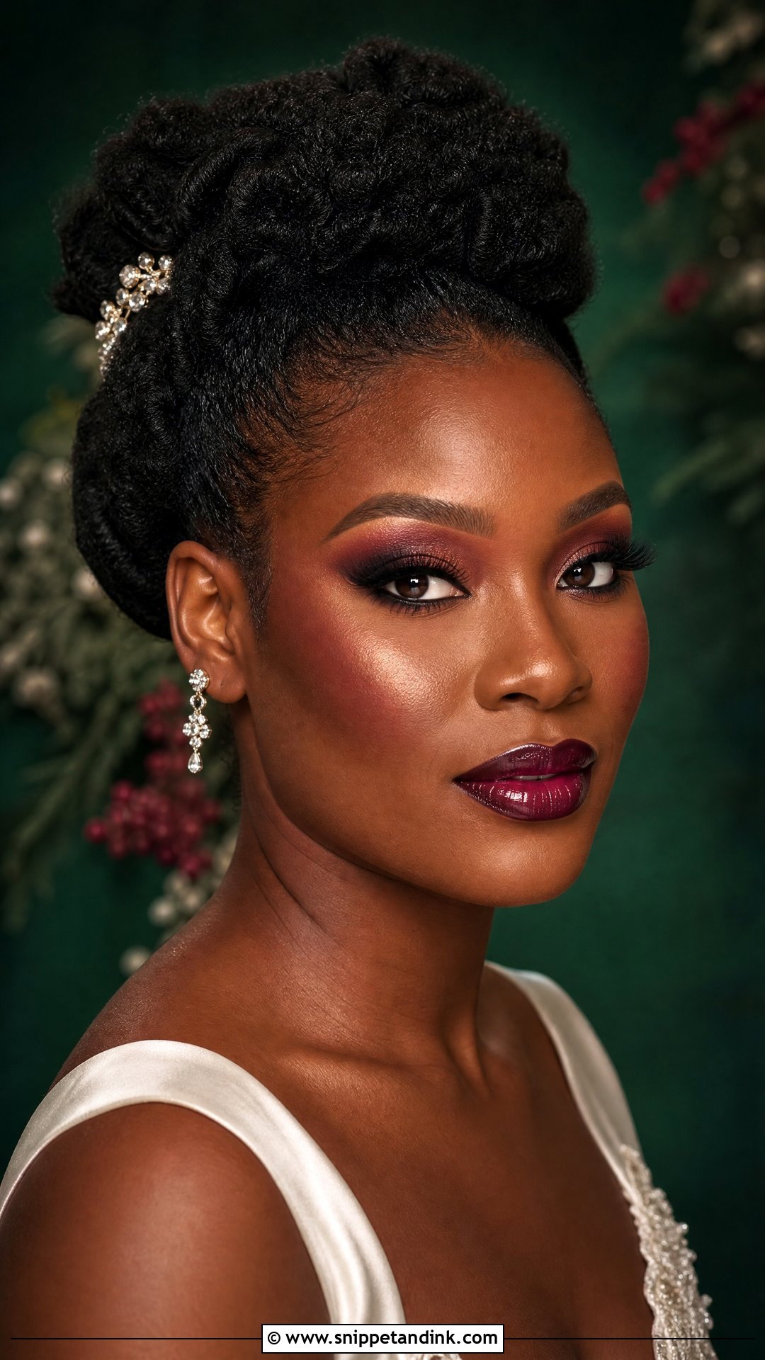 Winter Wedding Makeup For Dark Skin - Snippet and Ink - 25 Winter Wedding Makeup Ideas