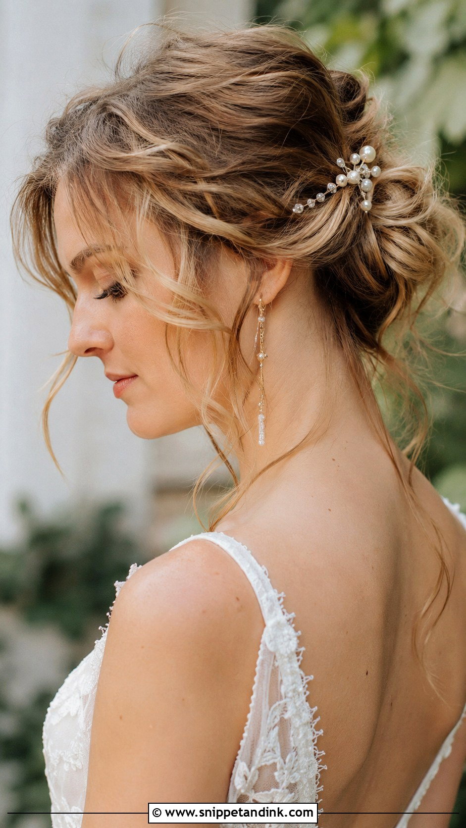 Wispy Bridal Updo for Fine Hair - Snippet and Ink - 25 Bridal Hair for Fine Hair Ideas